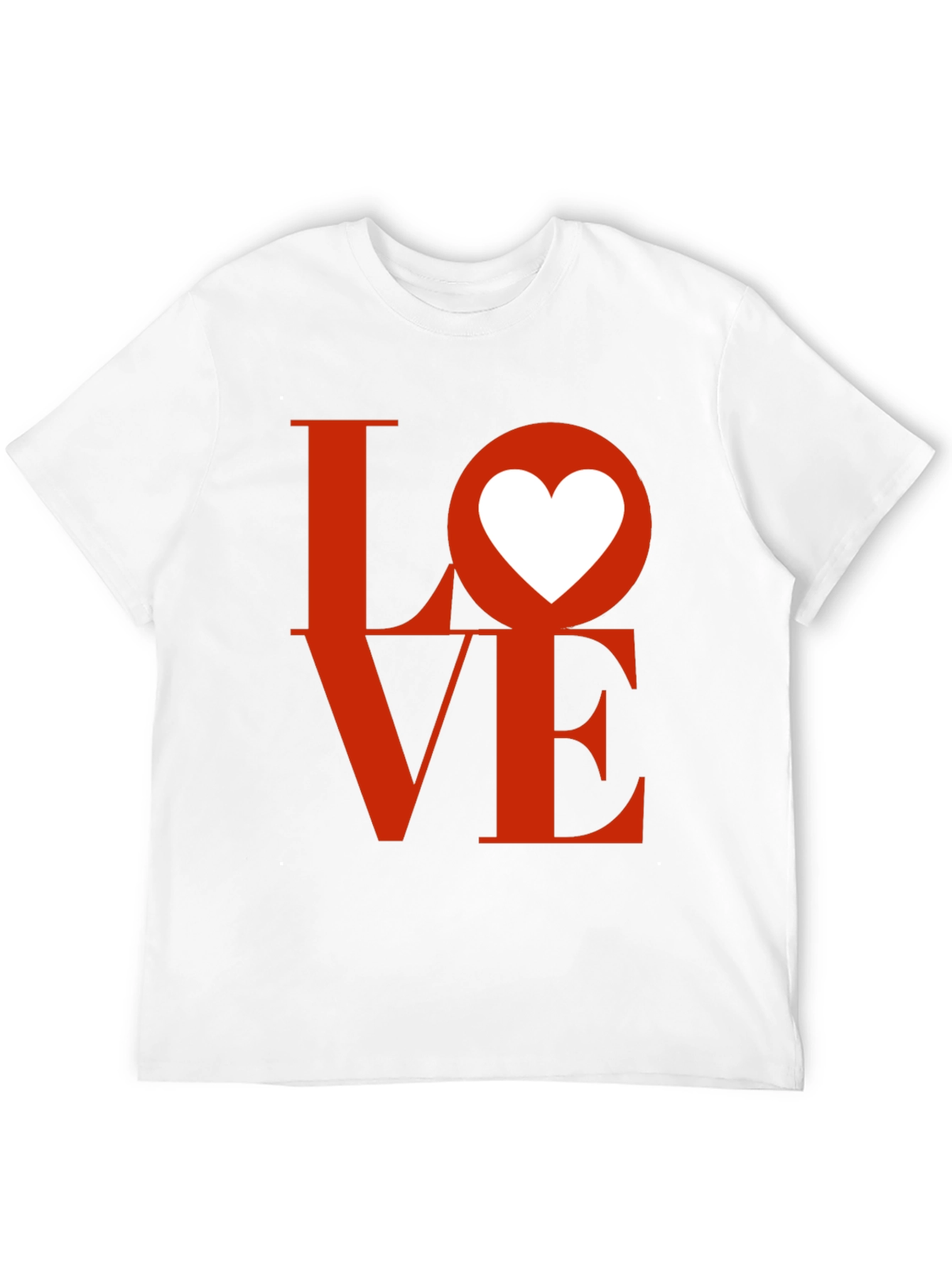 Love Heart Graphic Tee - Valentines Day Shirt