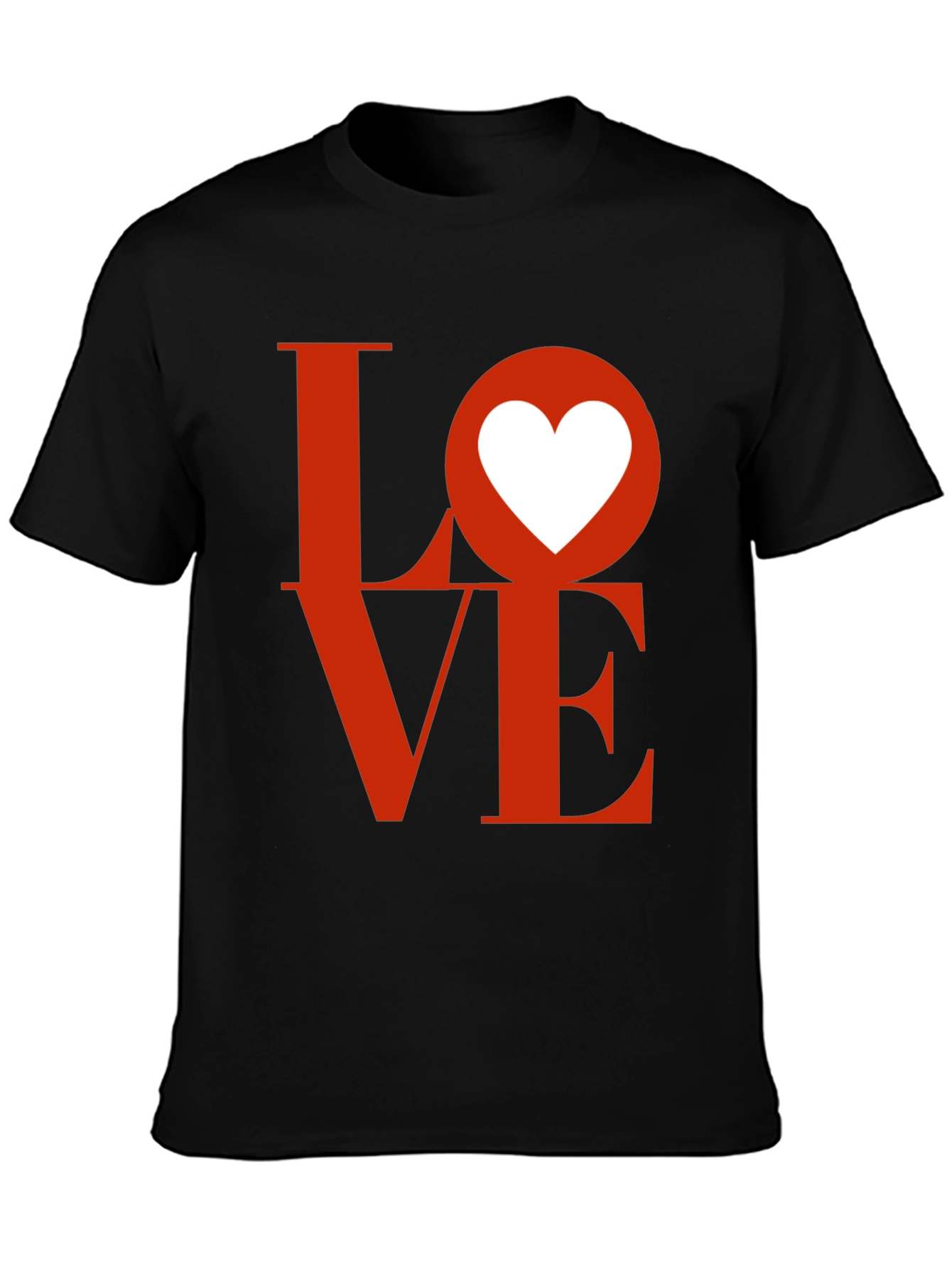 Love Heart Graphic Tee - Valentines Day Shirt