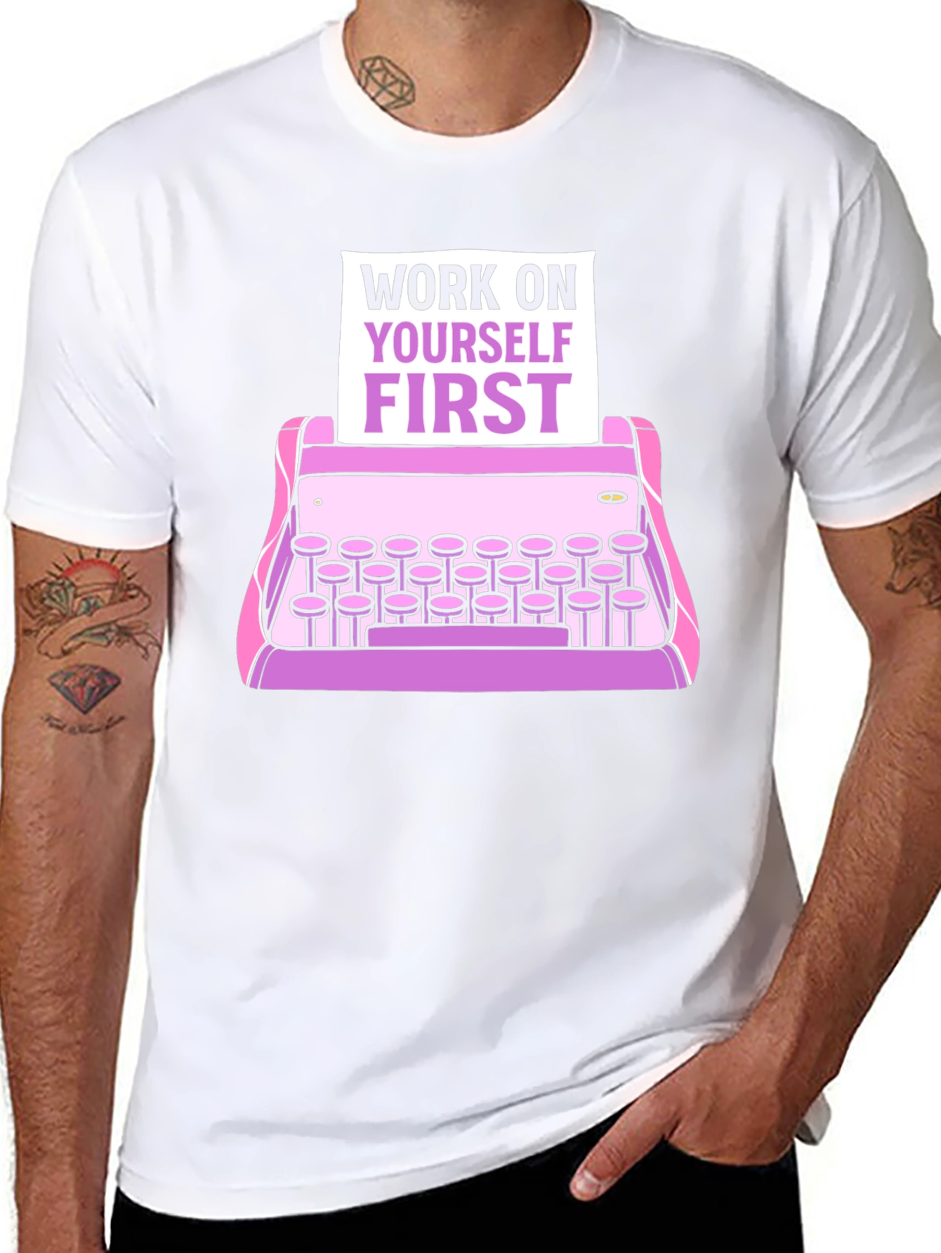 Work On Yourself First Graphic Tee