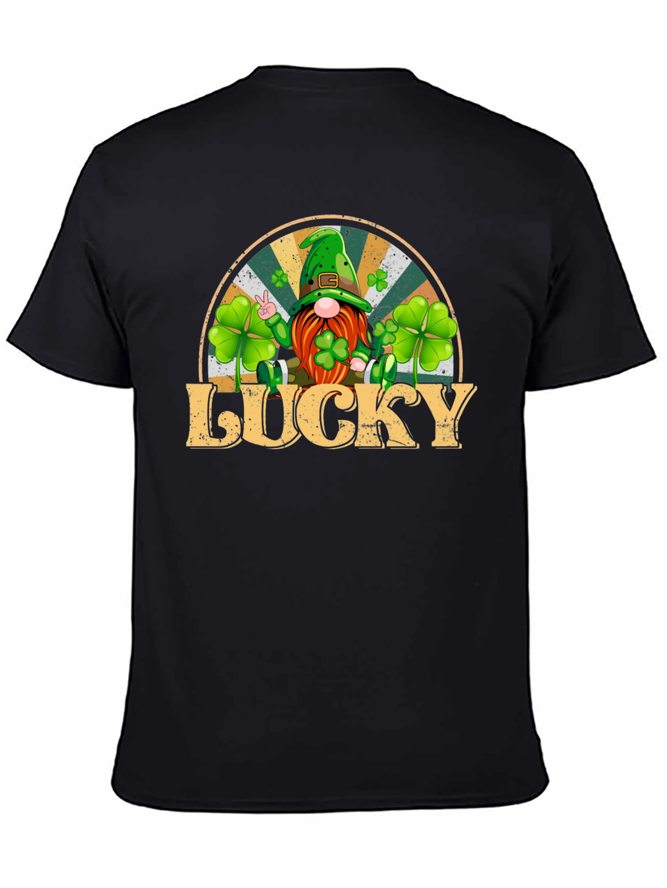 Lucky St. Patricks Day Gnome Graphic Tee