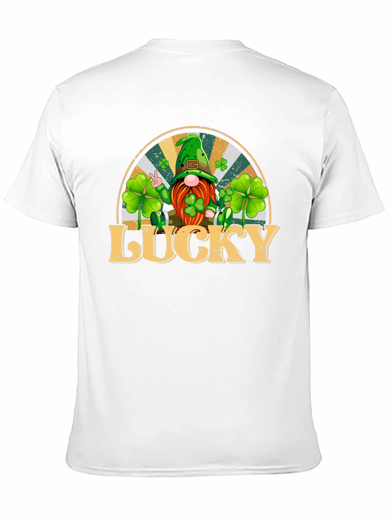 Lucky St. Patricks Day Gnome Graphic Tee