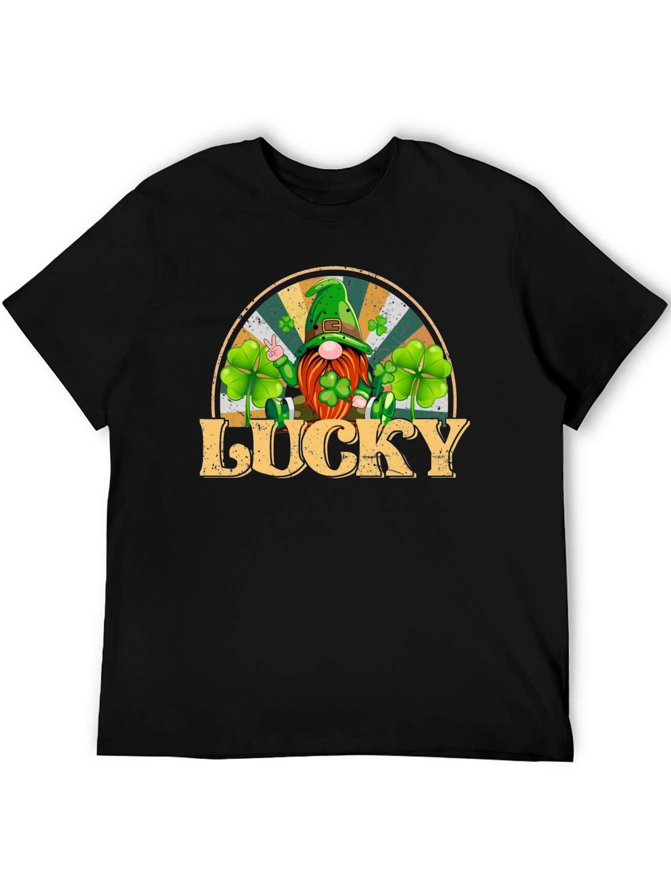 Lucky St. Patricks Day Gnome Graphic Tee