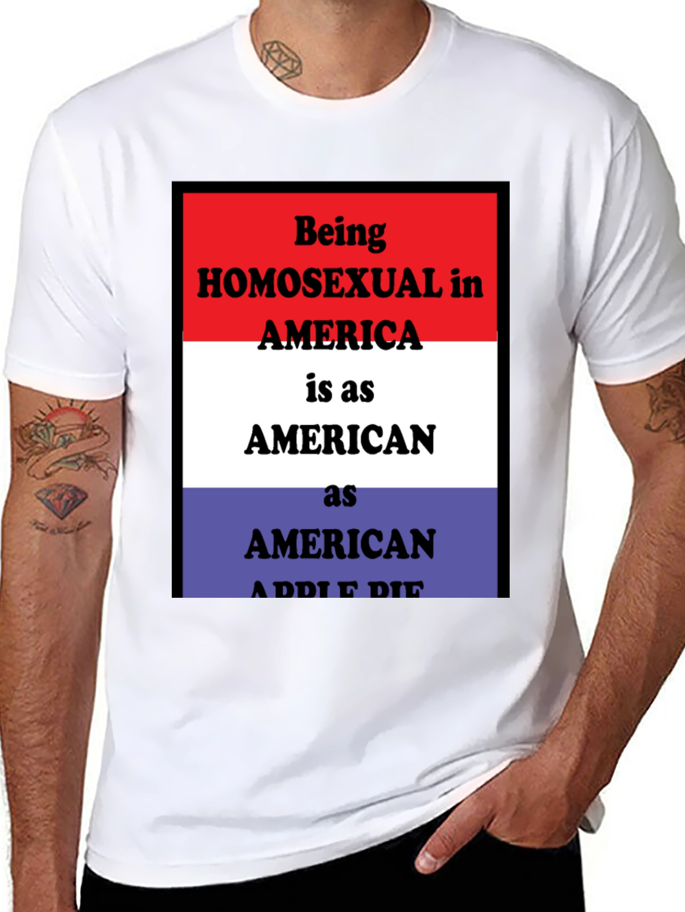 American Pride T-Shirt - Homosexuality Equality