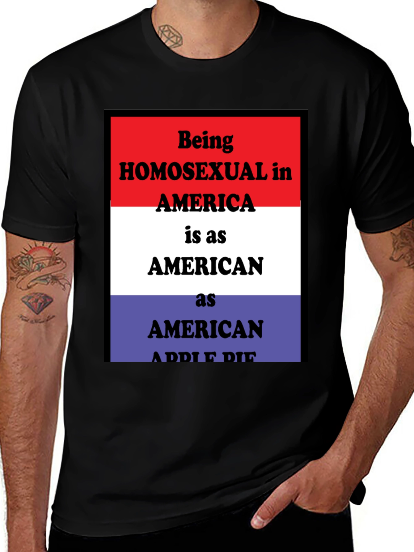 American Pride T-Shirt - Homosexuality Equality