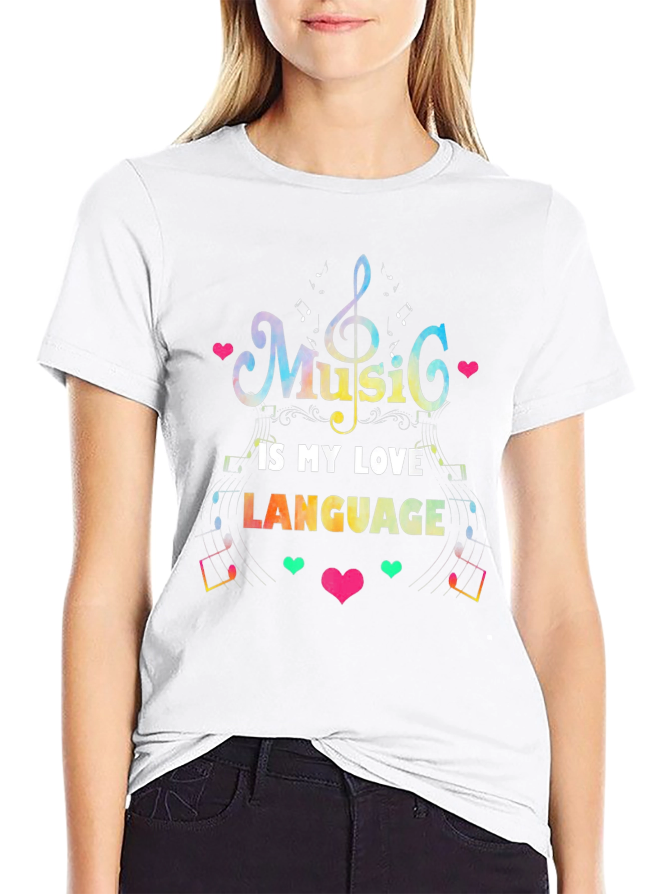 Music is My Love Language Graphic T-Shirt