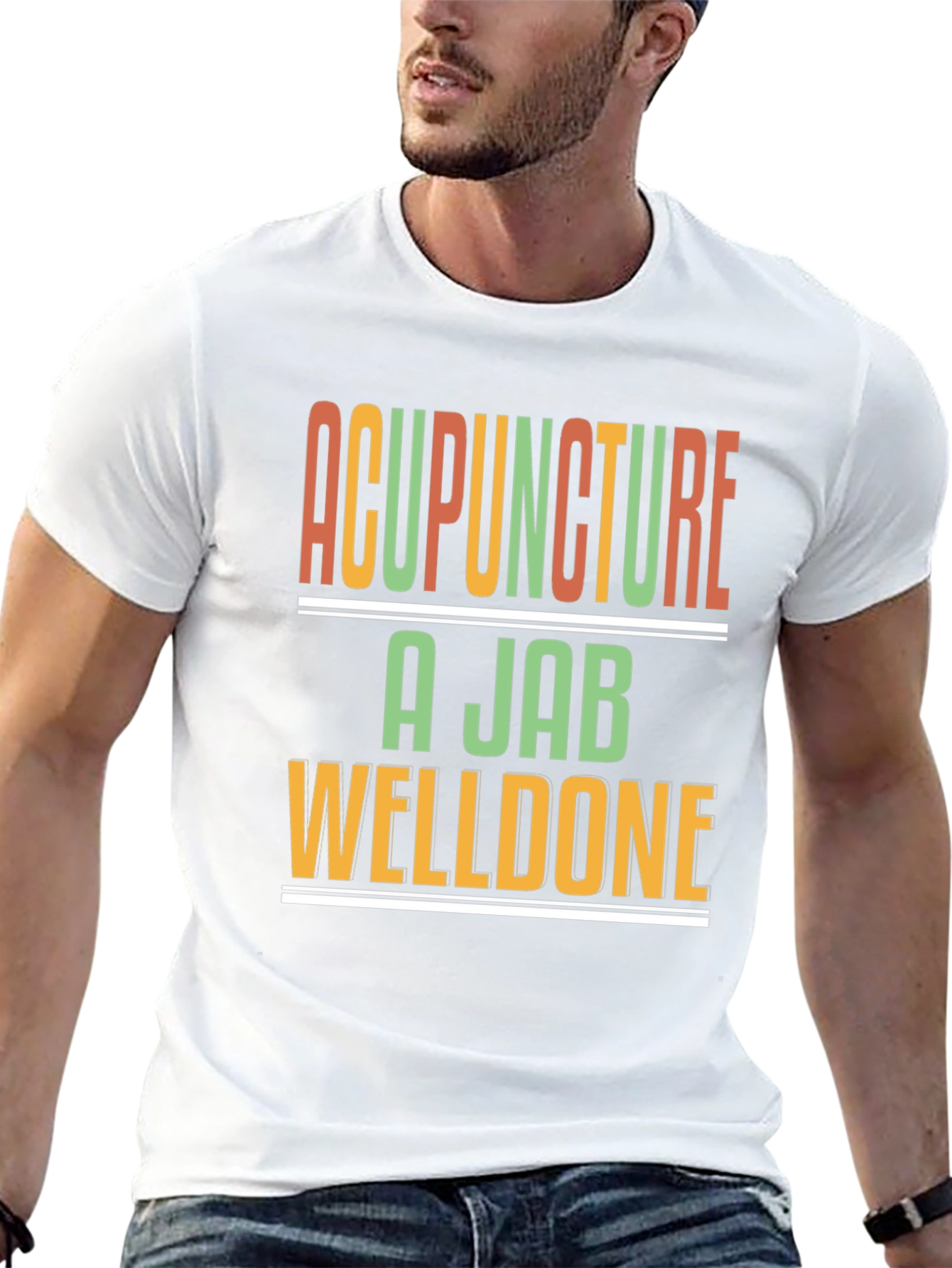 Acupuncture A Jab Welldone Black T-Shirt
