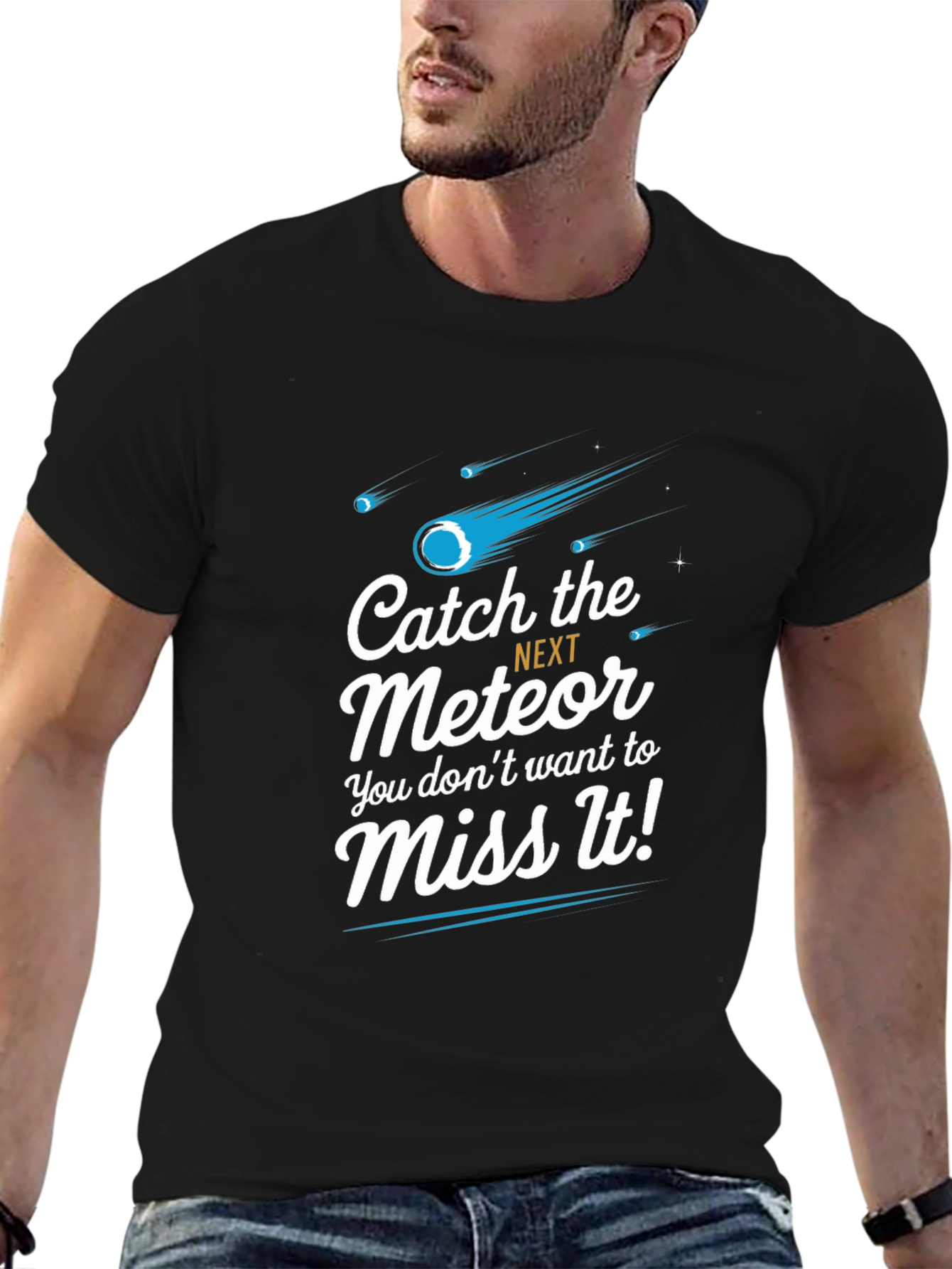 Catch the Meteor T-Shirt - Premium Graphic Tee