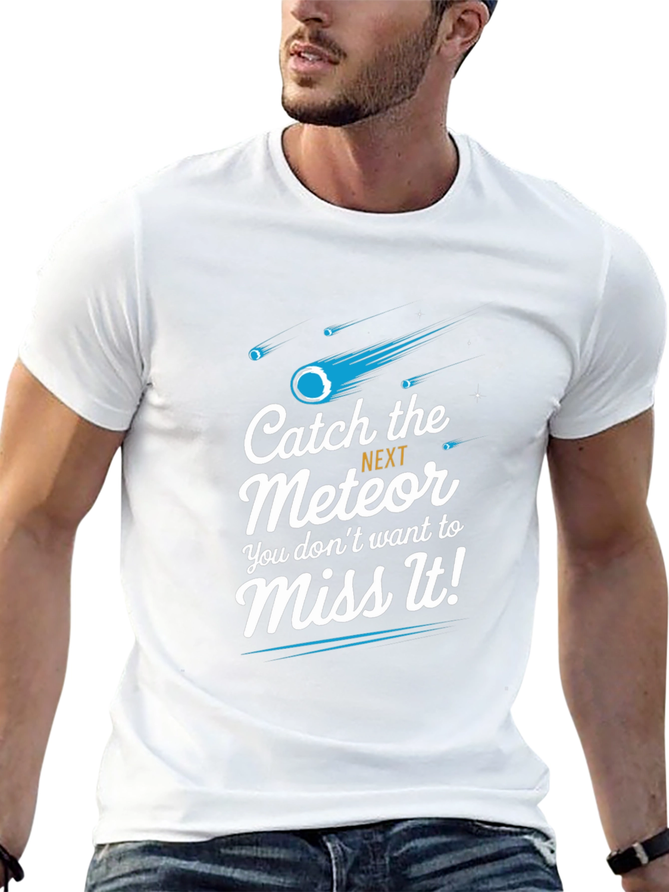 Catch the Meteor T-Shirt - Premium Graphic Tee
