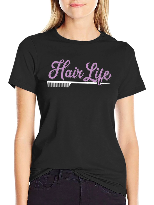 Hair Life T-Shirt - Stylist Pride Black Tee