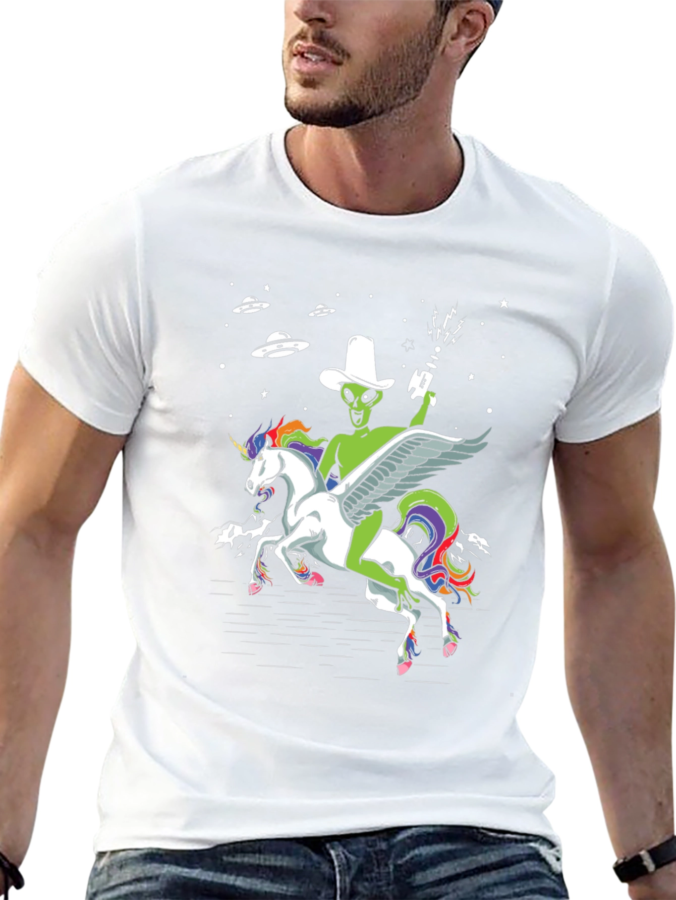 Alien Cowboy Unicorn T-Shirt