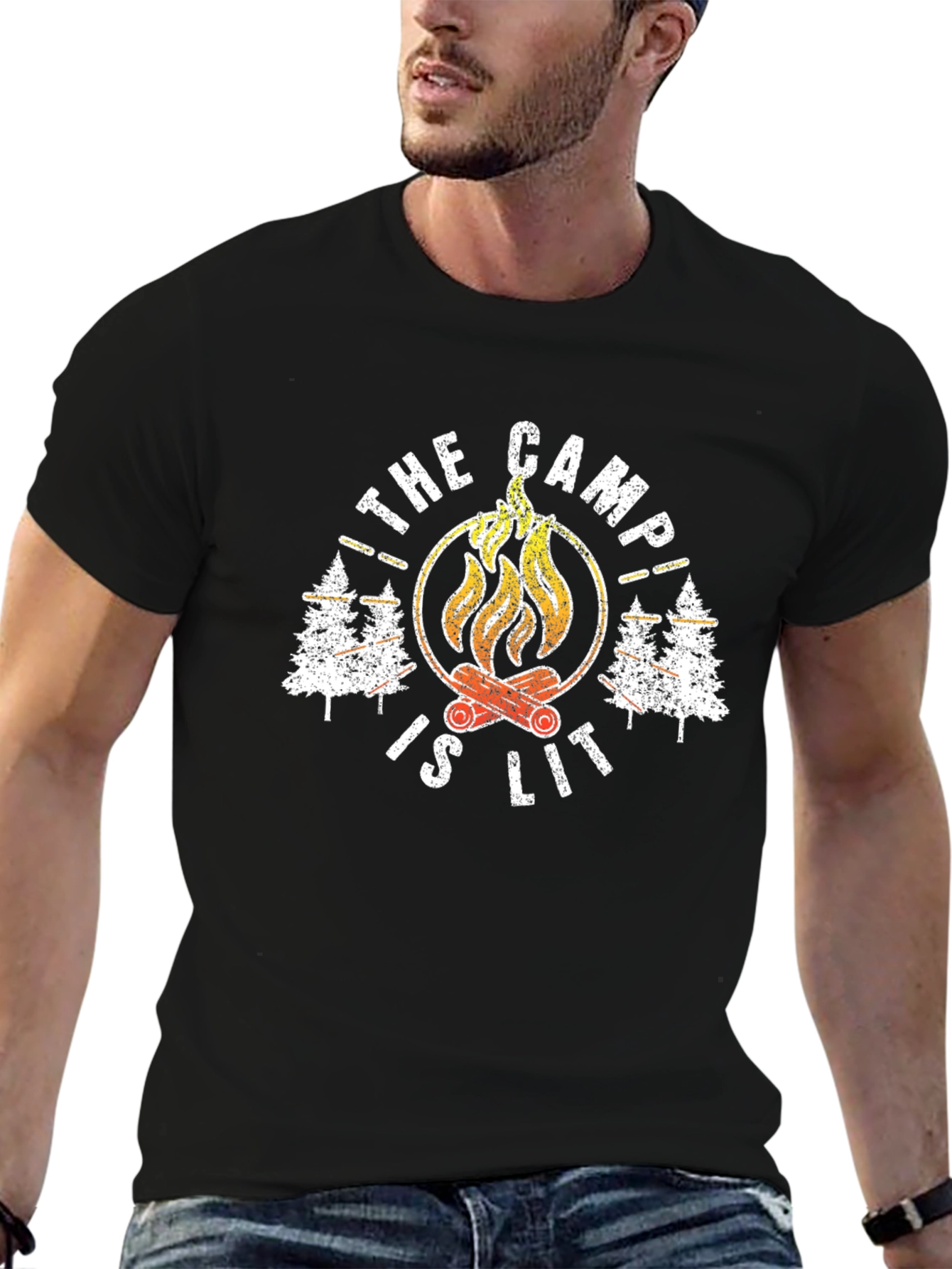The Camp Is Lit Graphic T-Shirt
