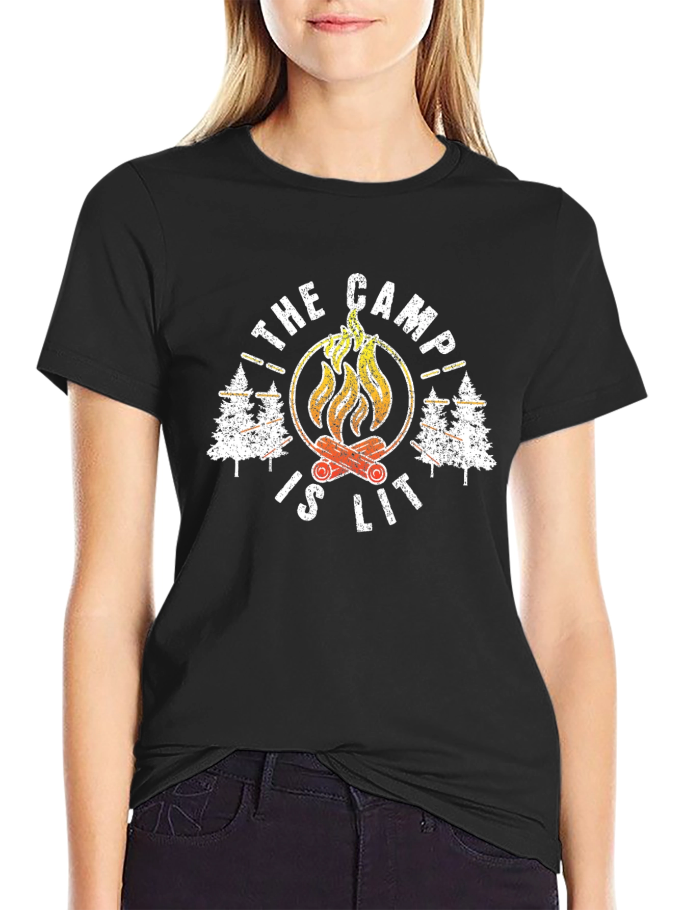 The Camp Is Lit Graphic T-Shirt