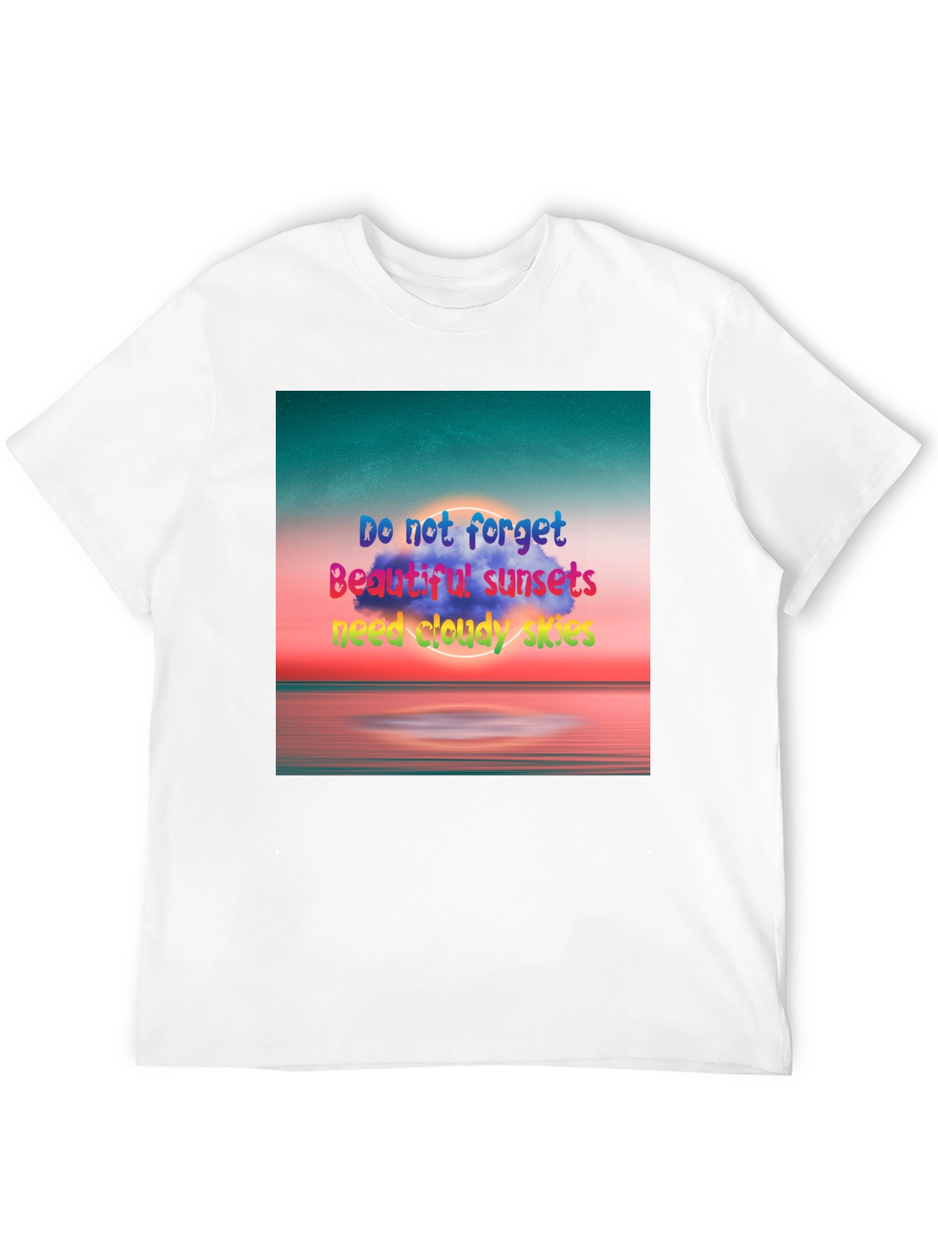 Sunset Skies Graphic Tee - Inspirational T-Shirt