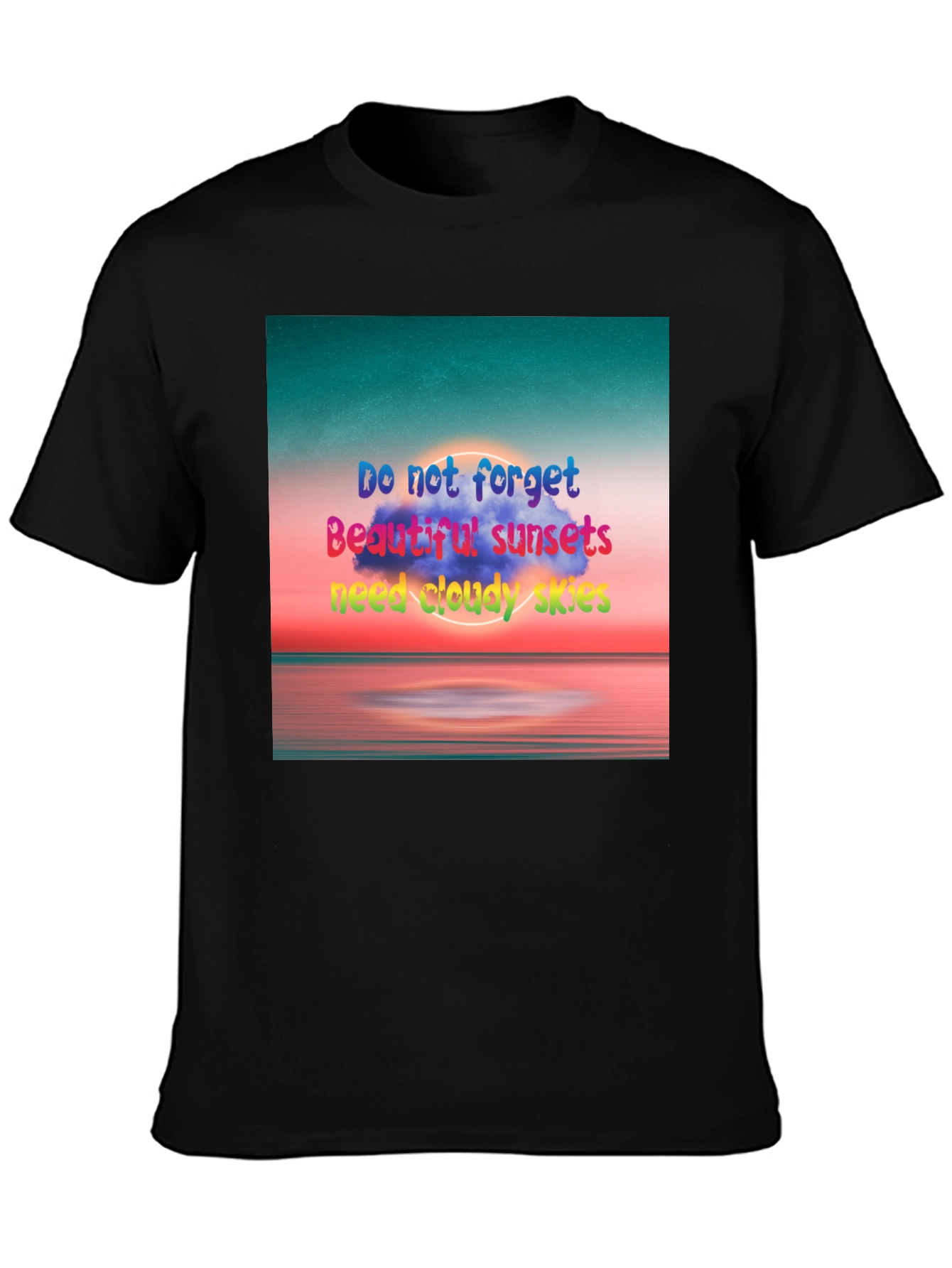 Sunset Skies Graphic Tee - Inspirational T-Shirt