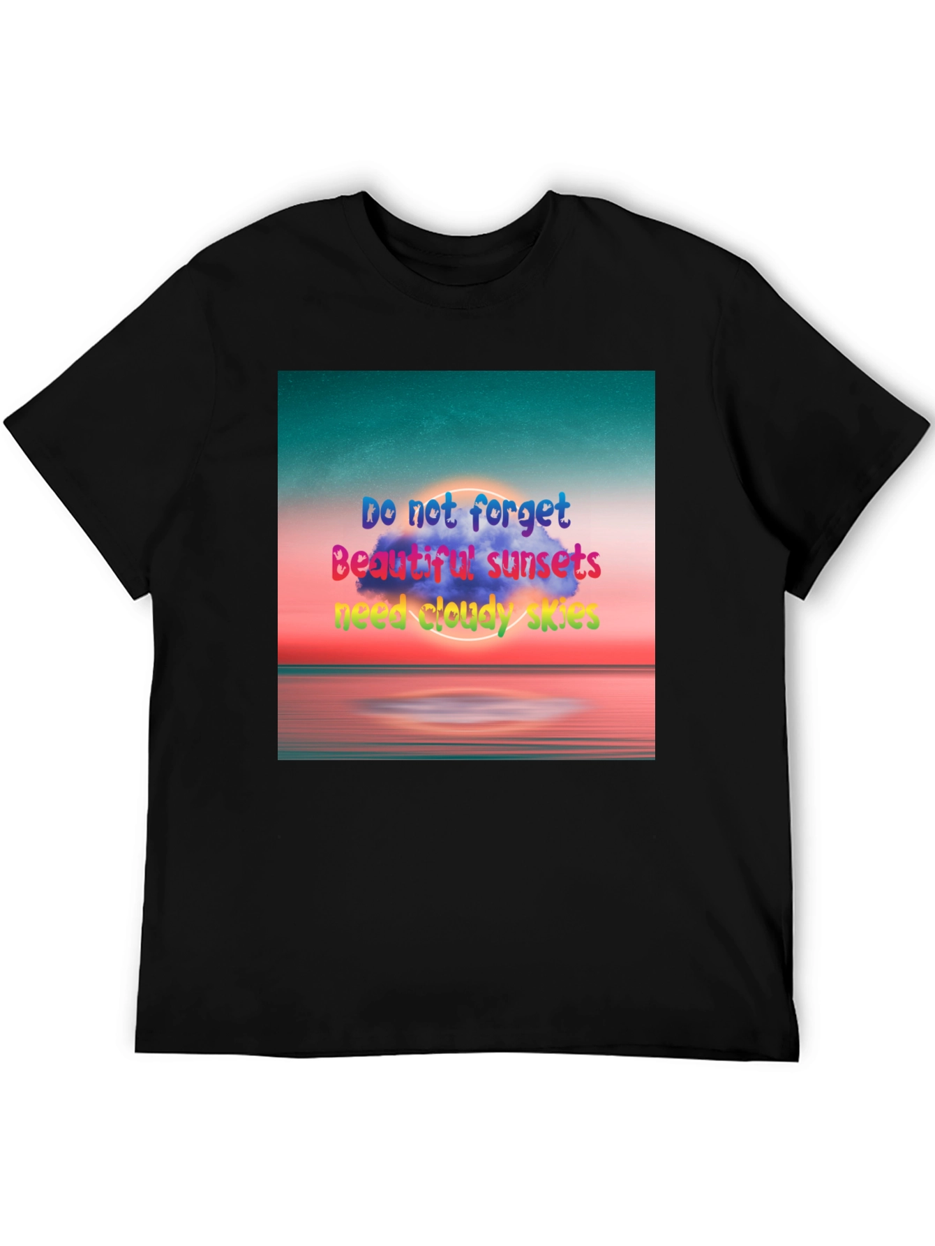 Sunset Skies Graphic Tee - Inspirational T-Shirt