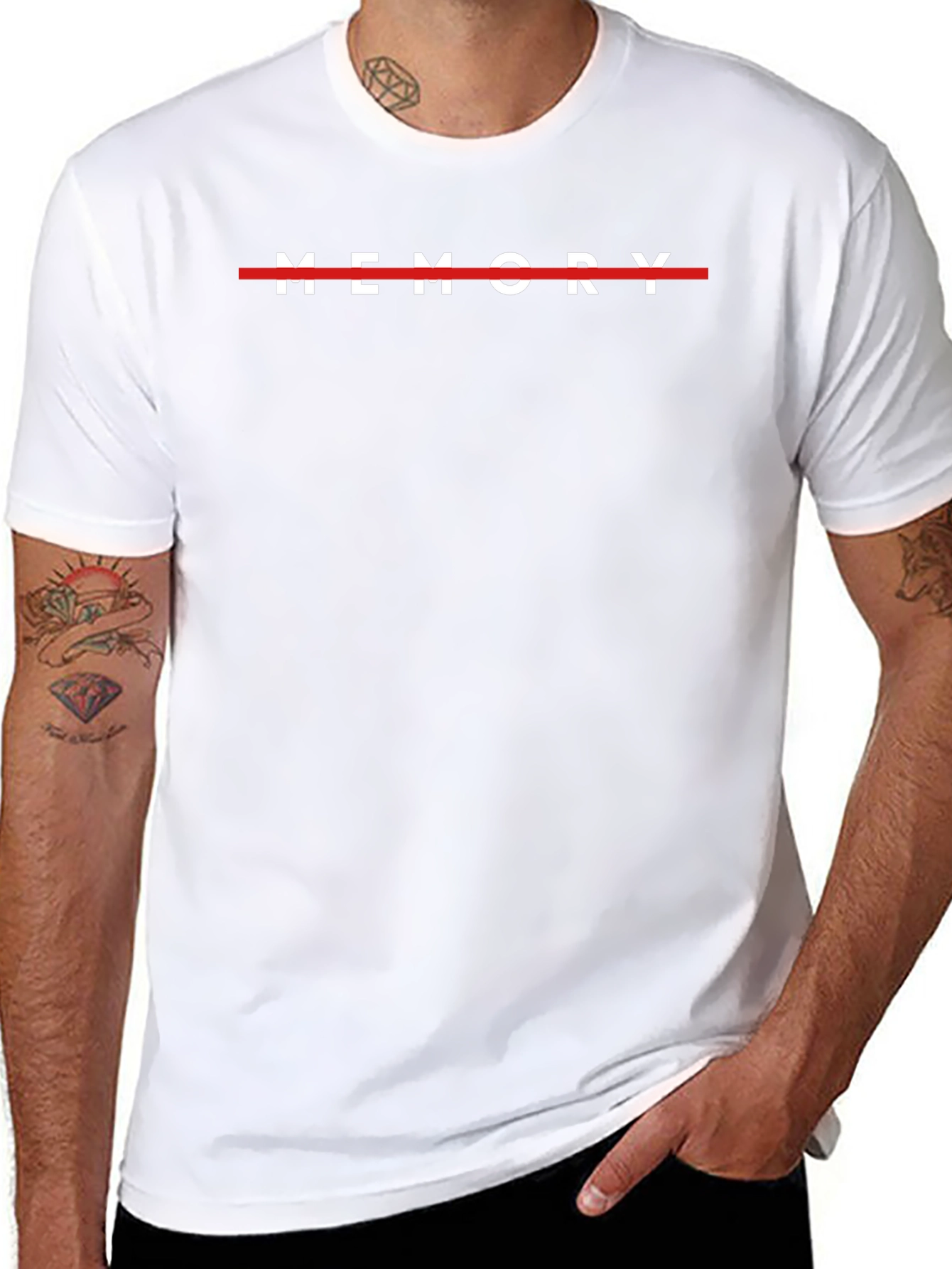 Memory Graphic Tee - Stylish Black Cotton T-Shirt