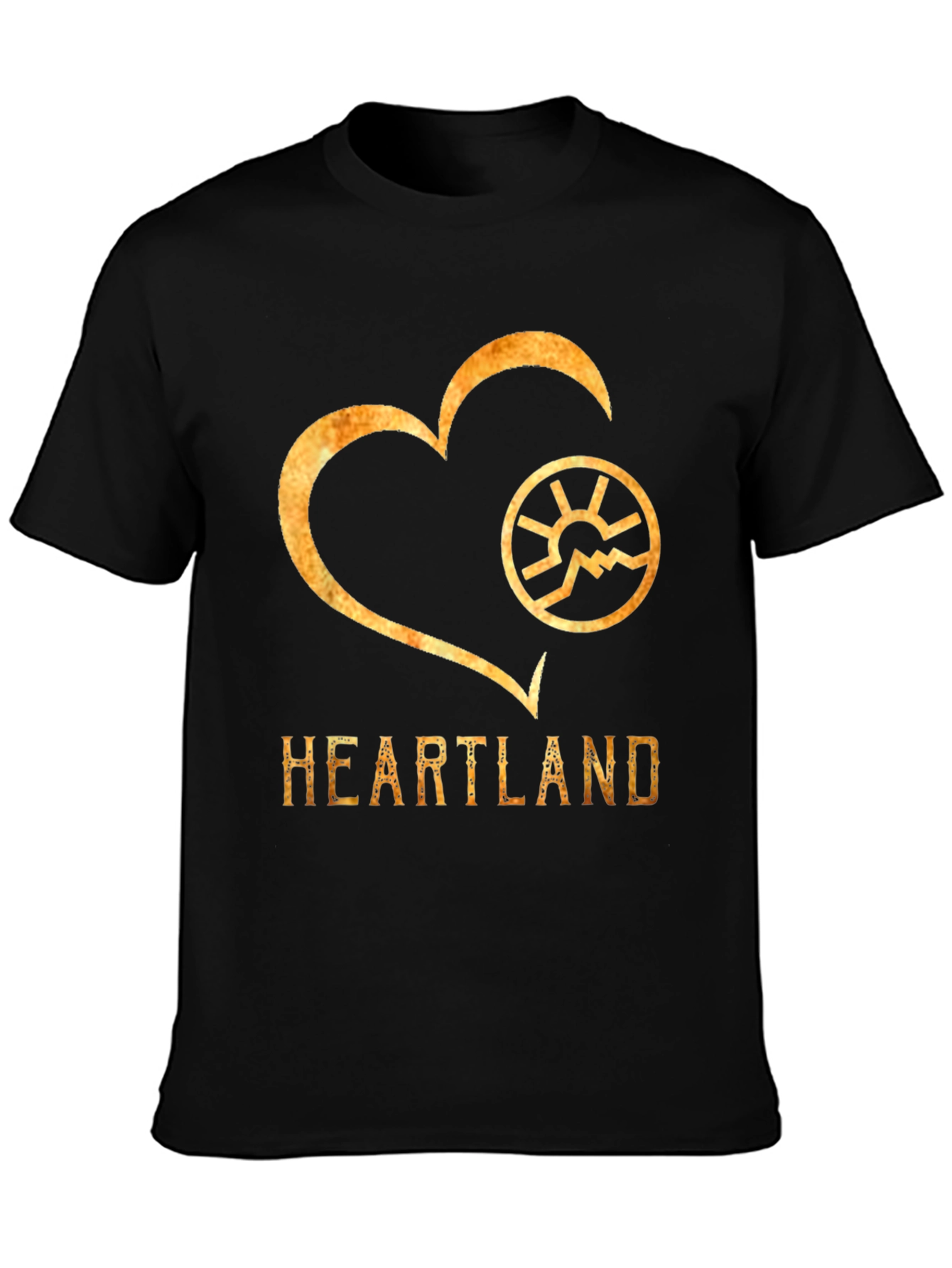 Heartland Graphic Print Crew Neck T-Shirt