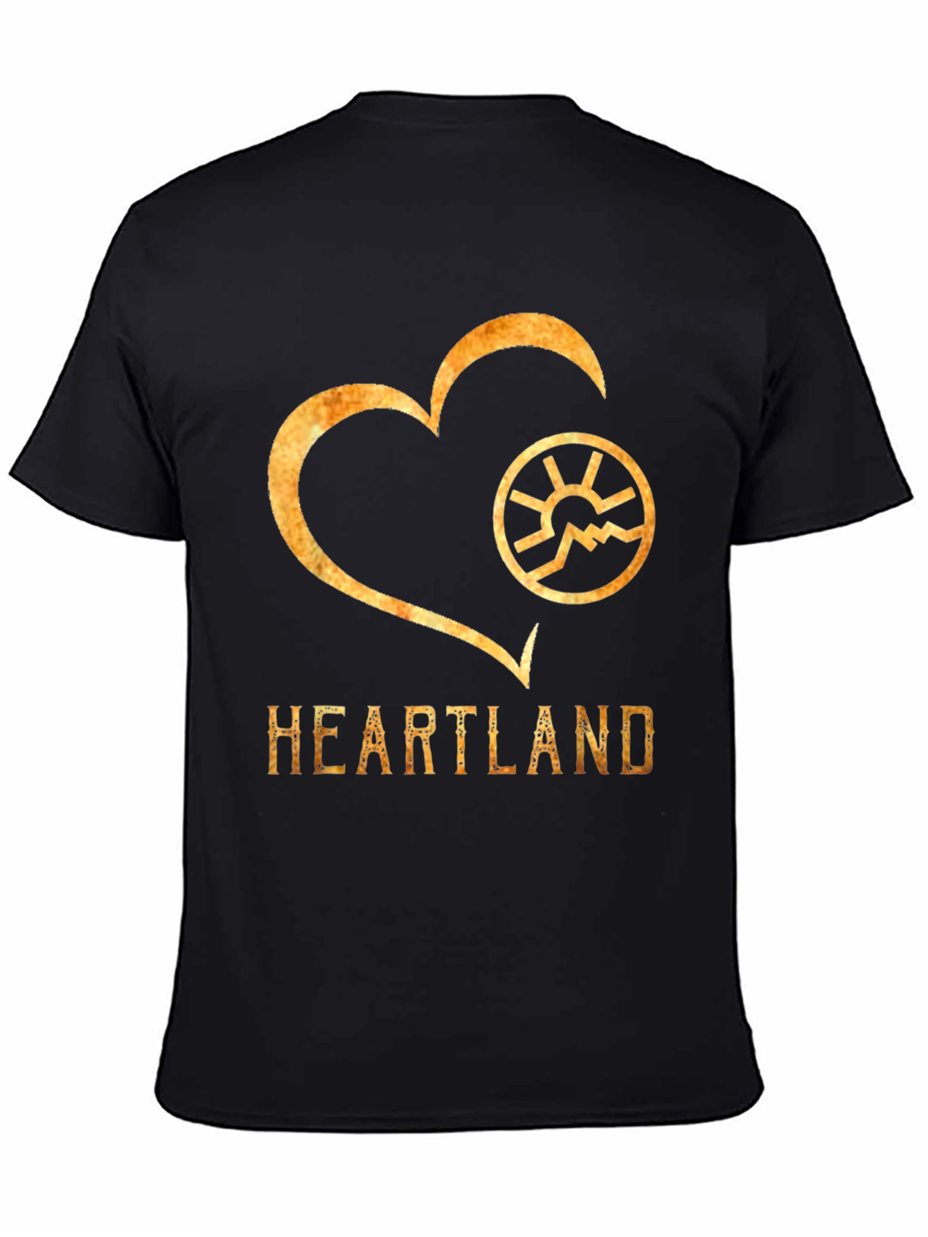 Heartland Graphic Print Crew Neck T-Shirt