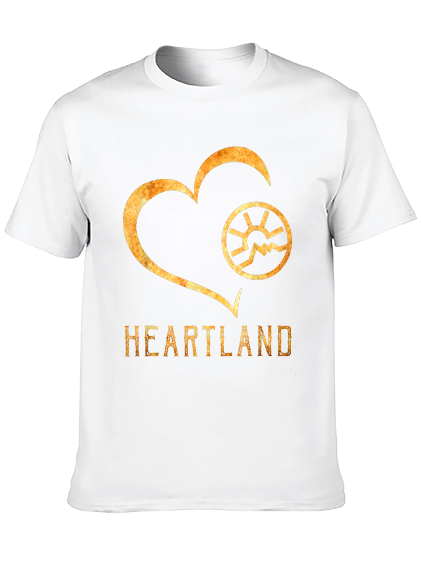 Heartland Graphic Print Crew Neck T-Shirt