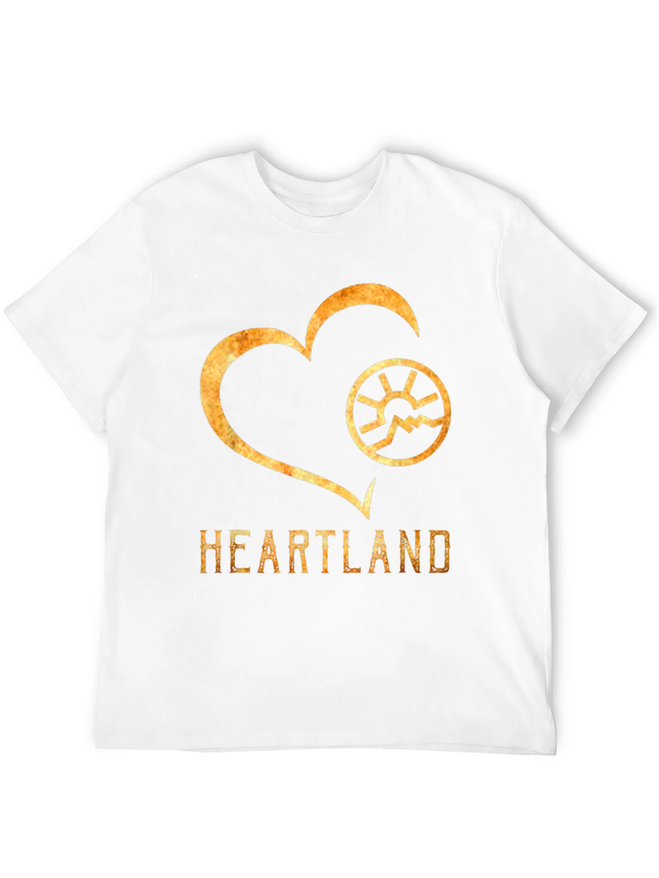 Heartland Graphic Print Crew Neck T-Shirt