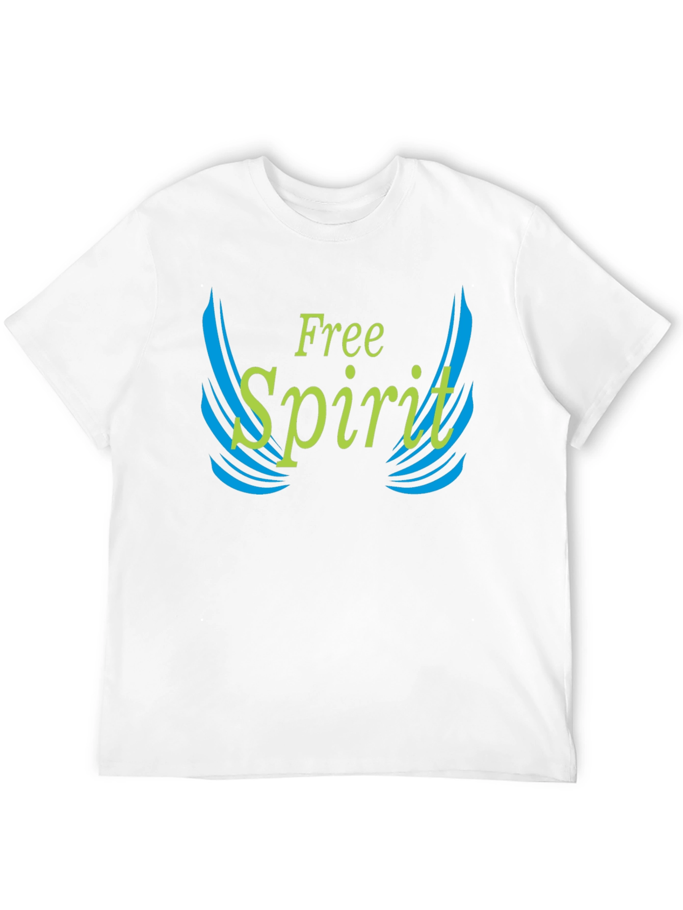 Free Spirit Graphic Tee - Black Cotton Blend