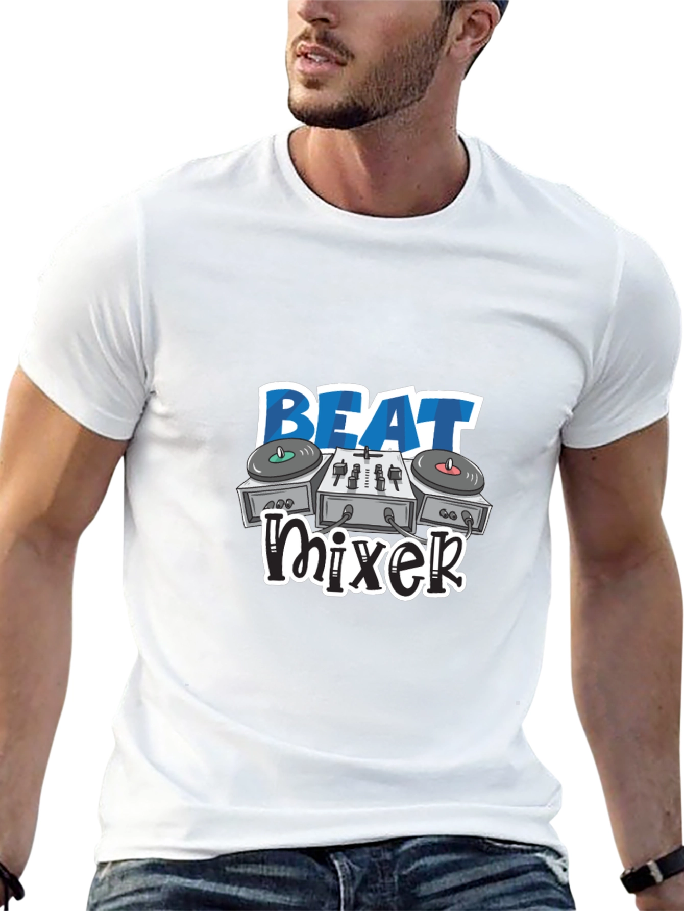 Beat Mixer T-Shirt - DJ Music Lover Graphic Tee
