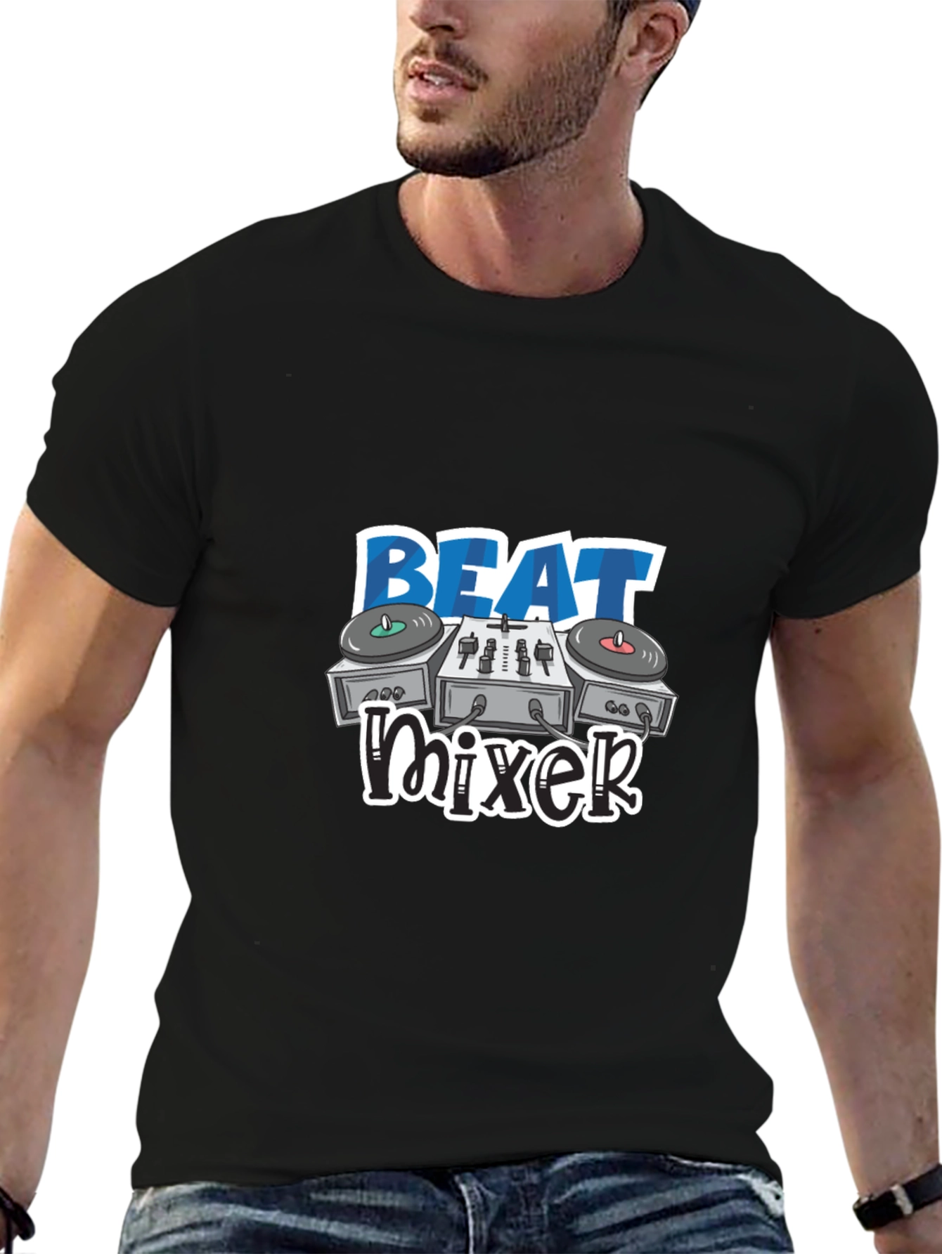 Beat Mixer T-Shirt - DJ Music Lover Graphic Tee