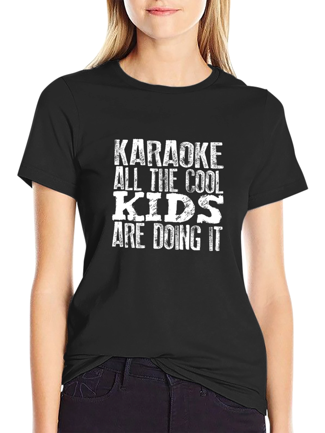 Karaoke All The Cool Kids T-Shirt - Black