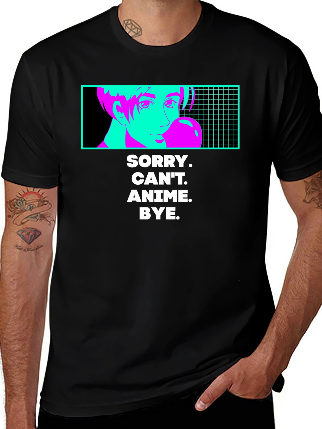 Anime Lover T-Shirt - Sorry Cant Anime Bye
