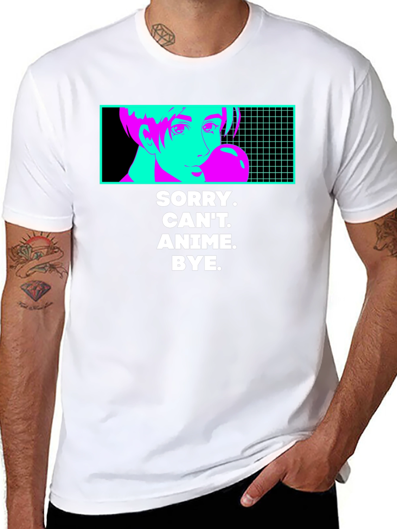 Anime Lover T-Shirt - Sorry Cant Anime Bye