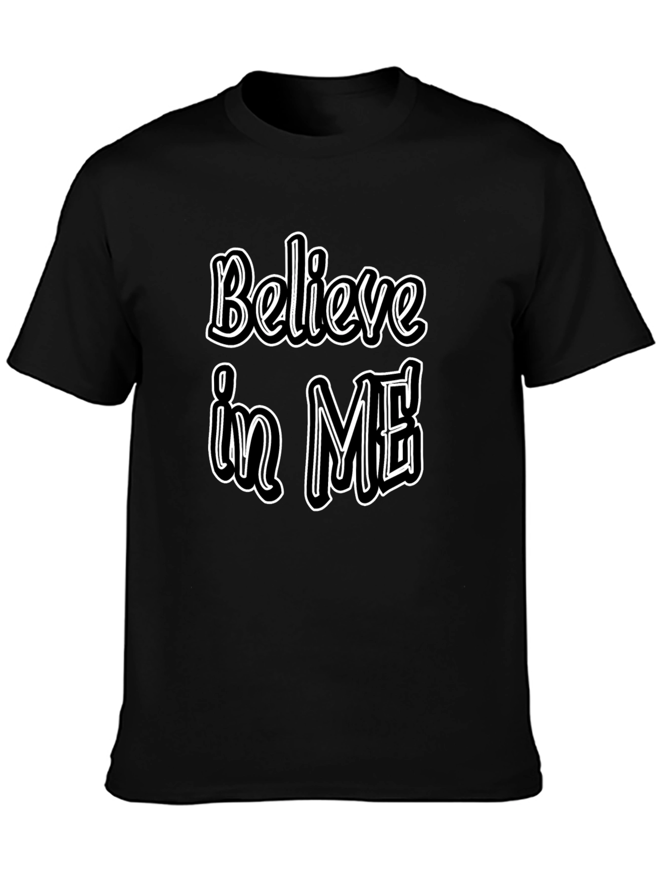 Believe In Me Graphic Tee - Stylish Menswear