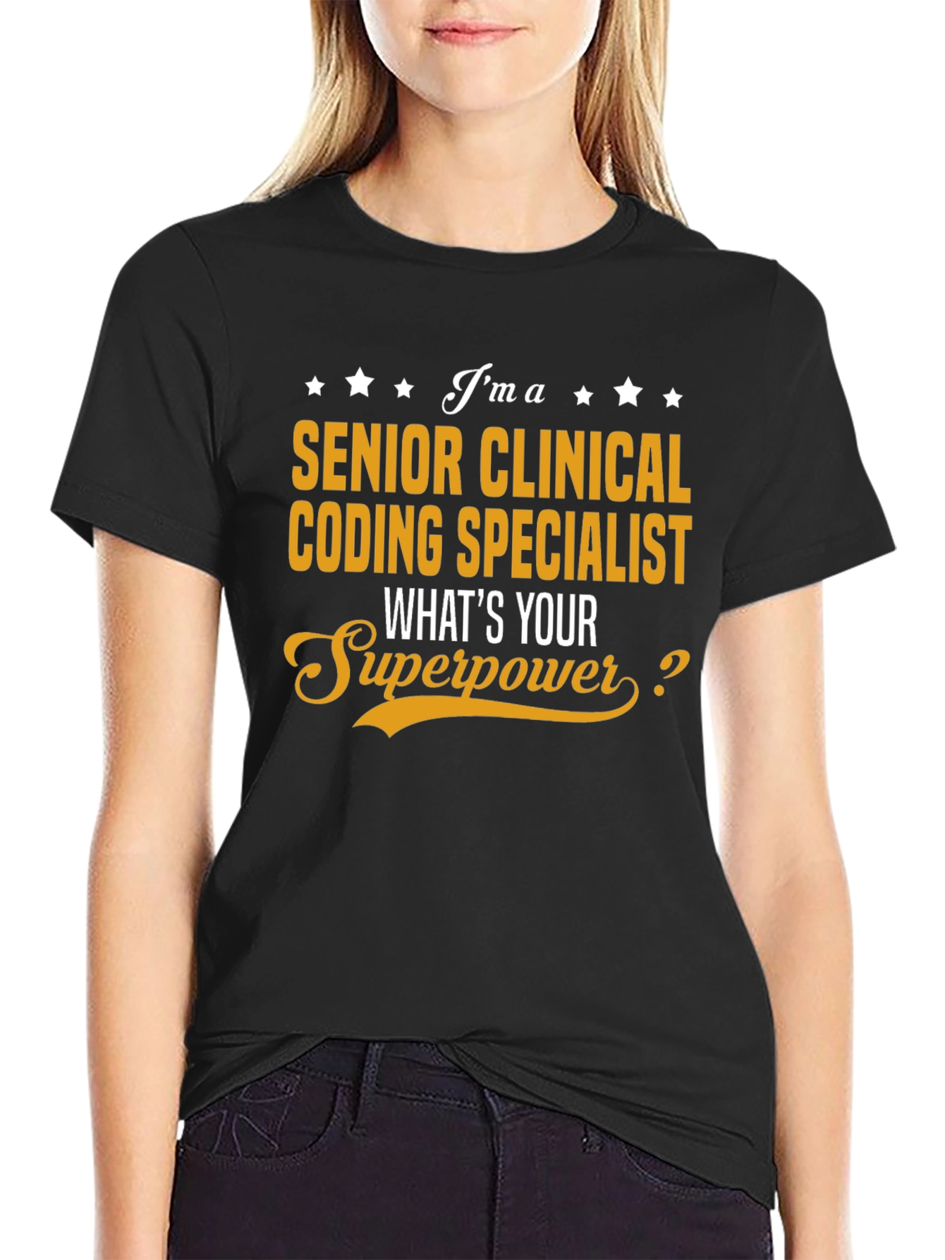 Senior Clinical Coding Specialist Superpower T-Shirt