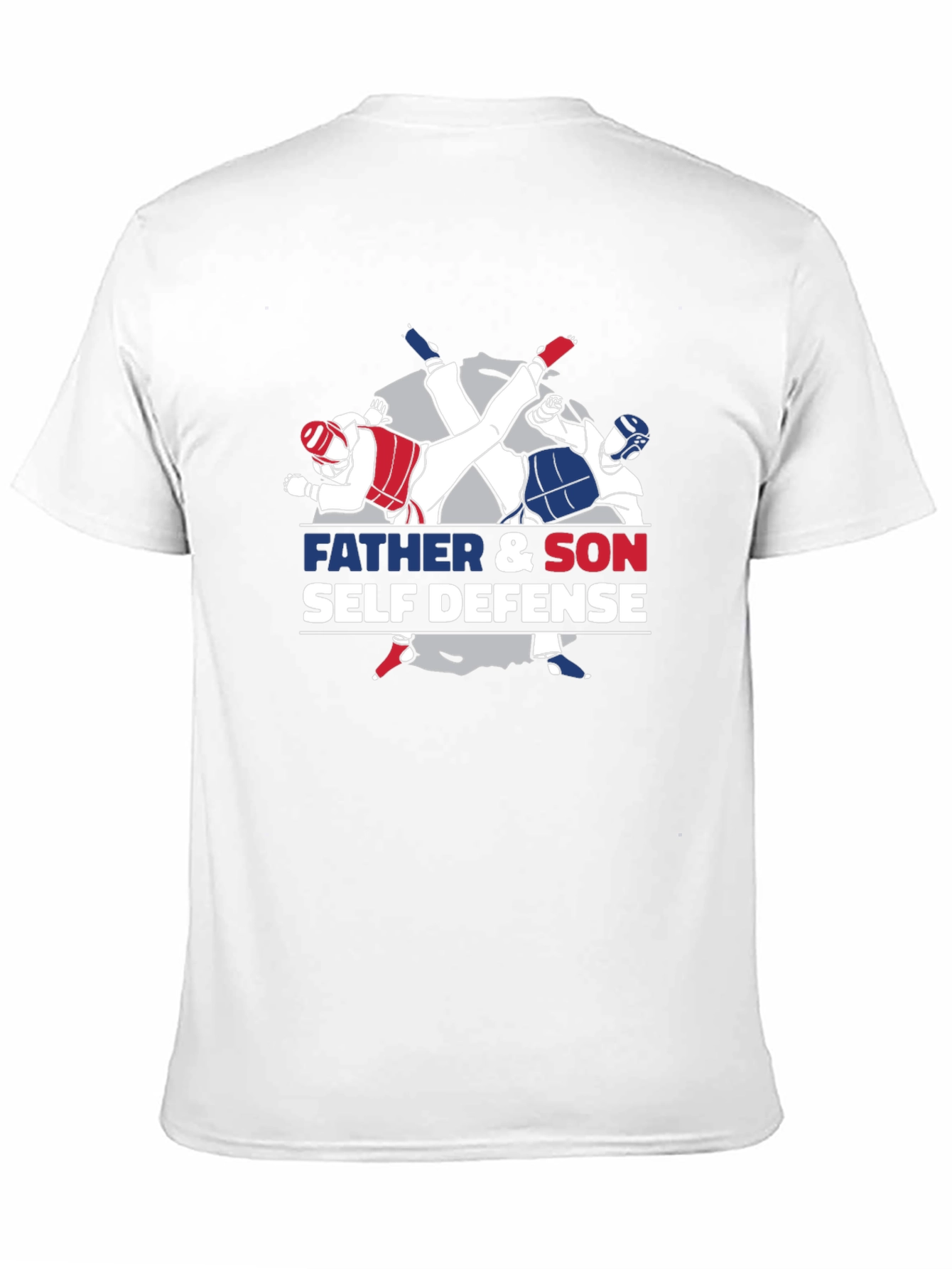 Father & Son Self Defense Black T-Shirt