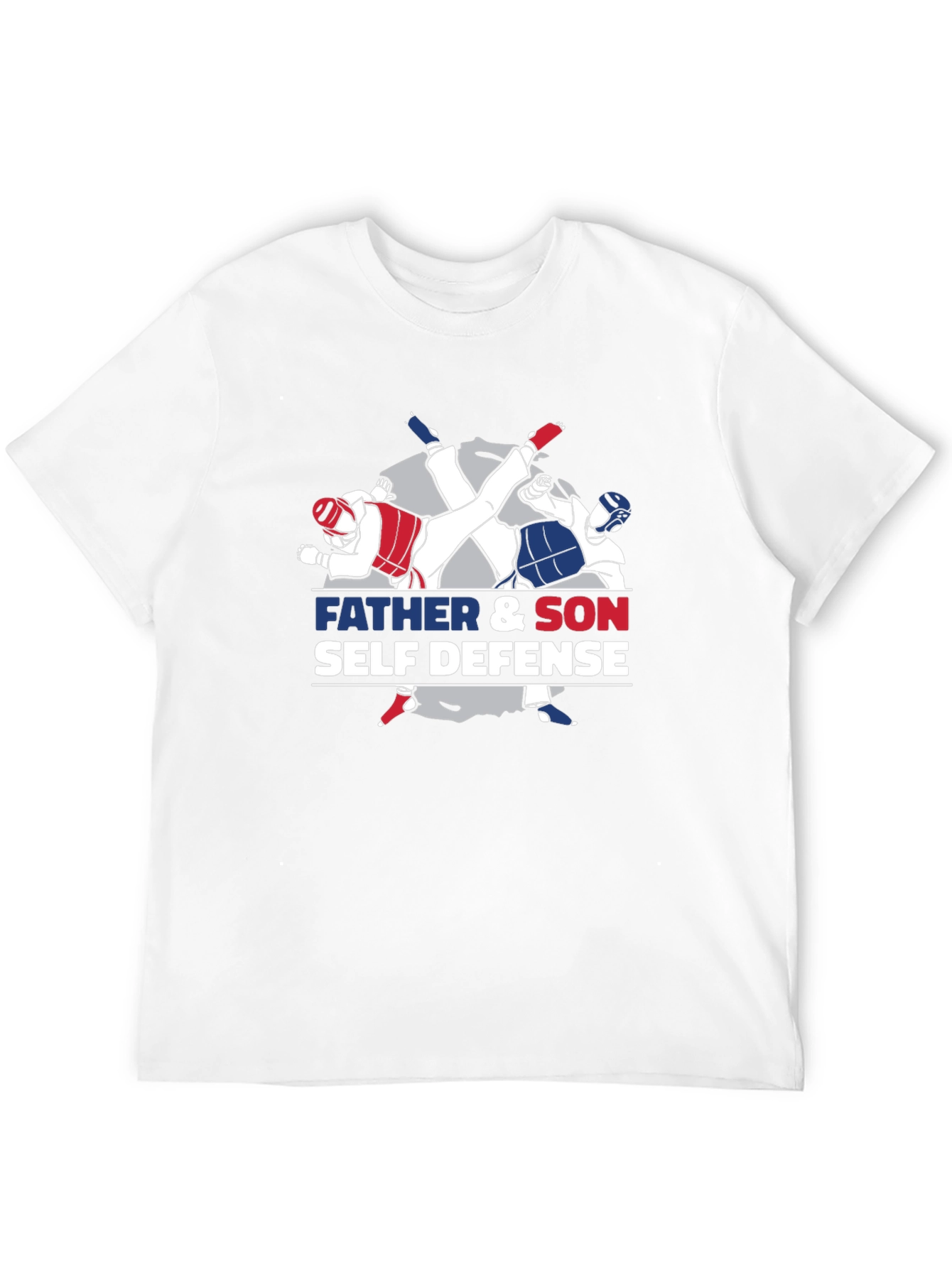Father & Son Self Defense Black T-Shirt