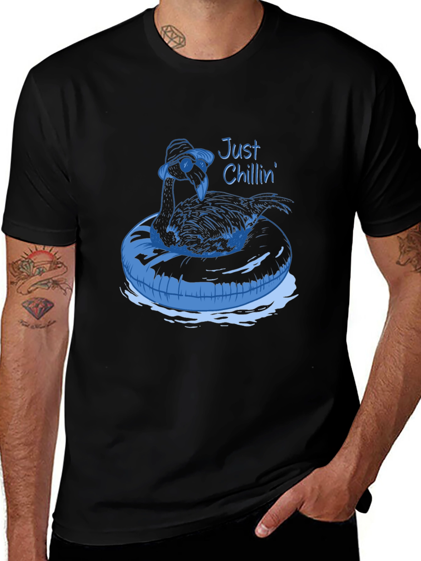 Just Chillin Flamingo T-Shirt