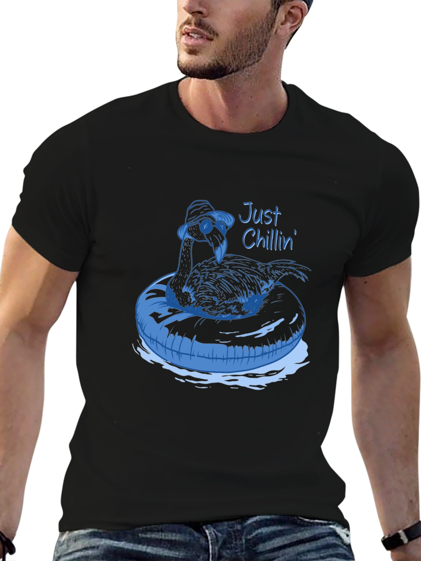 Just Chillin Flamingo T-Shirt