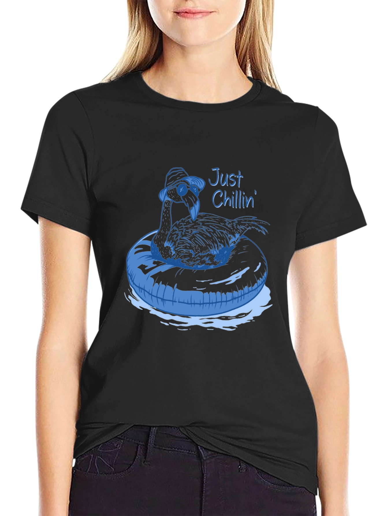 Just Chillin Flamingo T-Shirt
