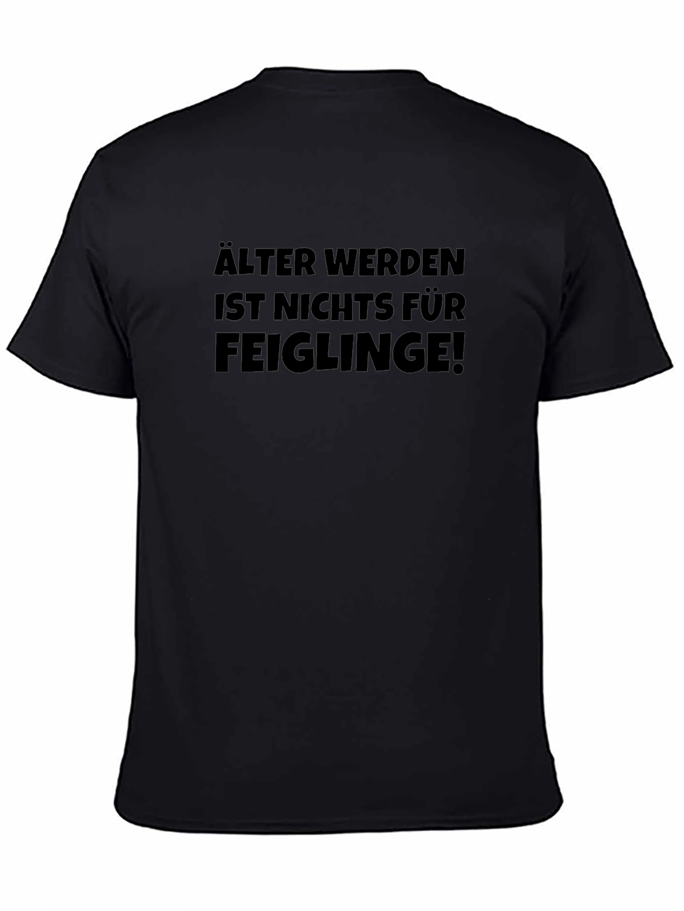 Aging Is Not For Cowards Black T-Shirt