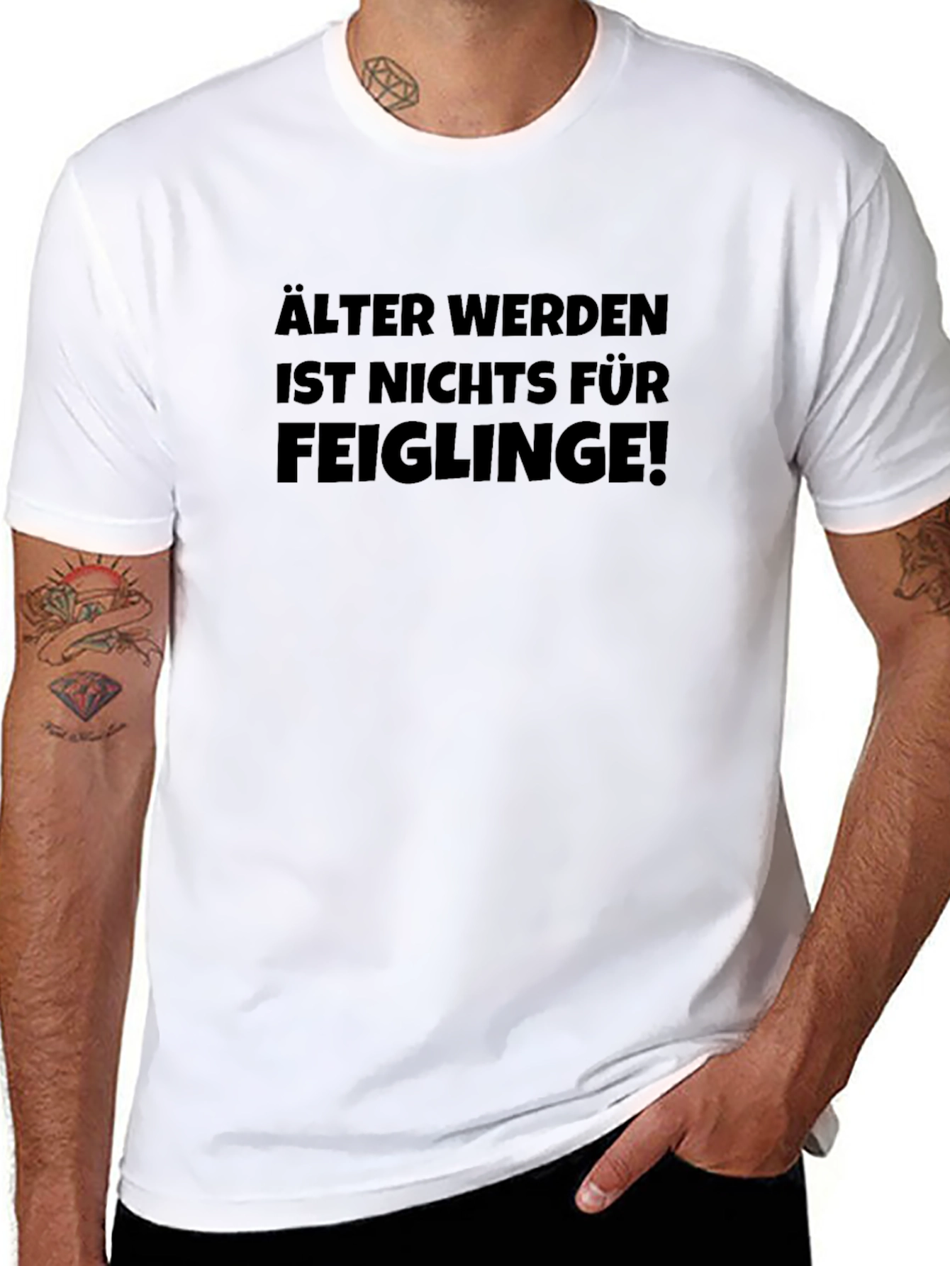 Aging Is Not For Cowards Black T-Shirt