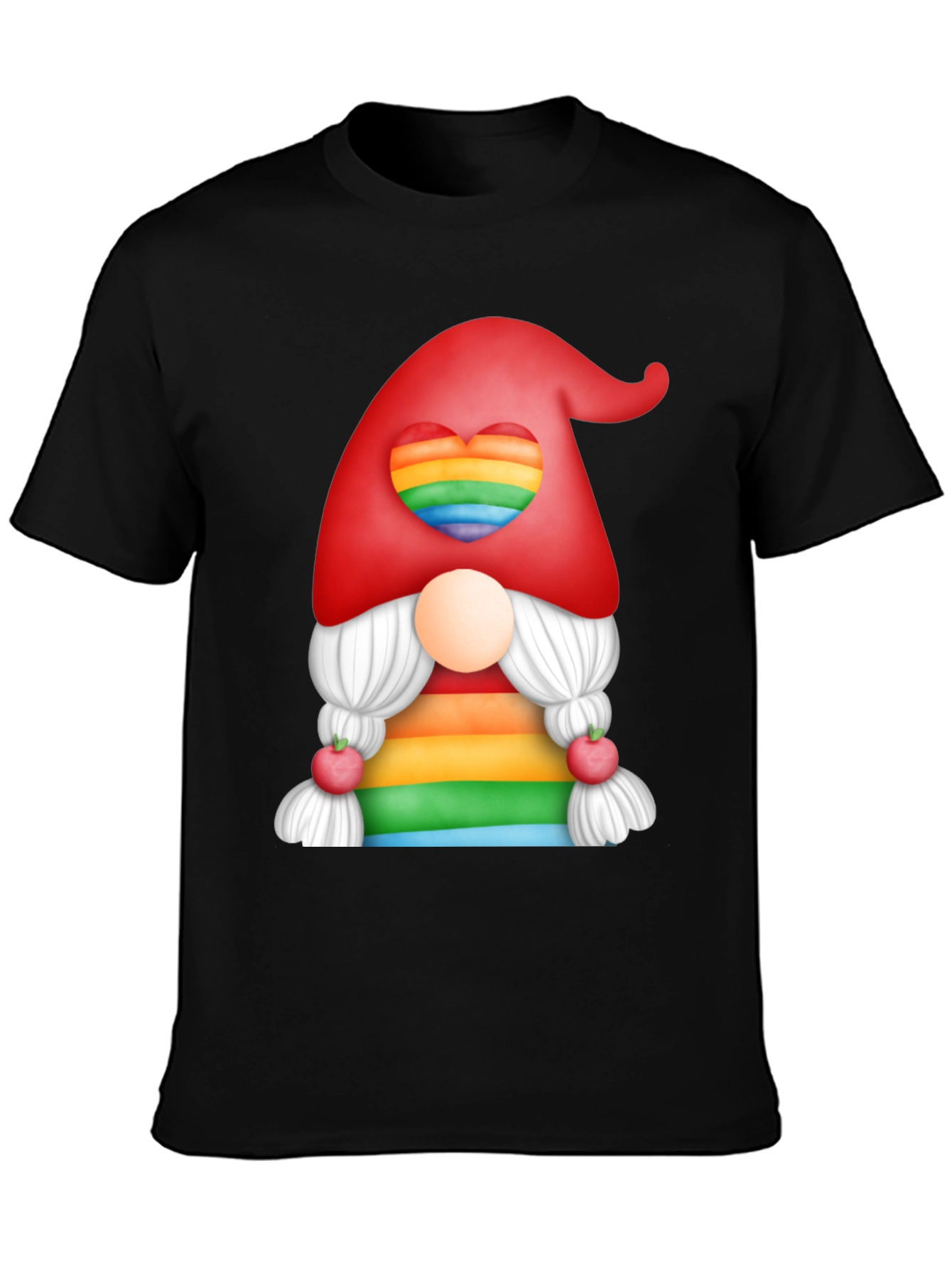 Rainbow Gnome Graphic Tee - Pride Love