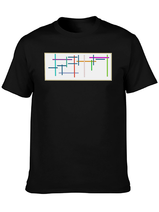 Abstract Graphic Tee - Modern Art T-Shirt