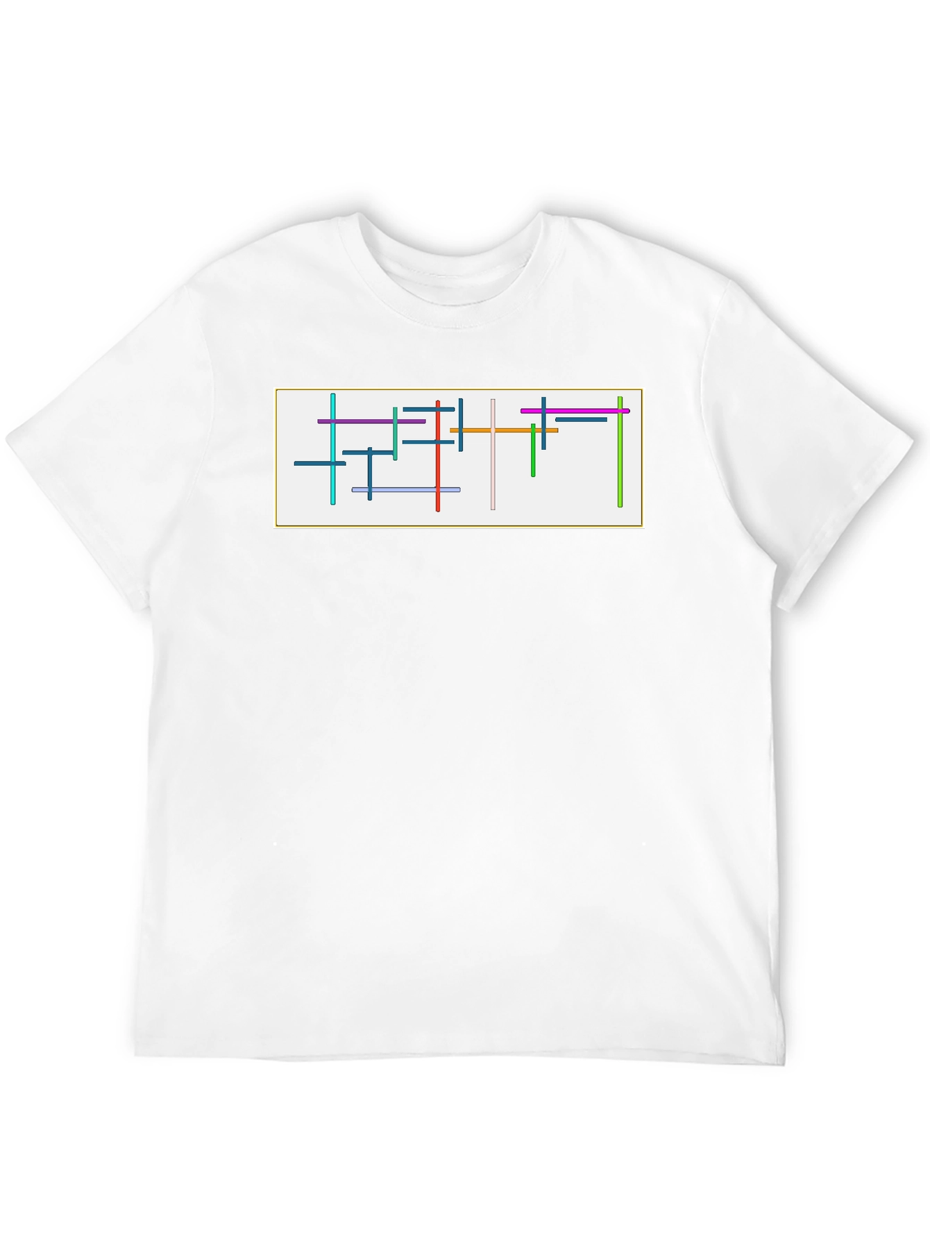 Abstract Graphic Tee - Modern Art T-Shirt