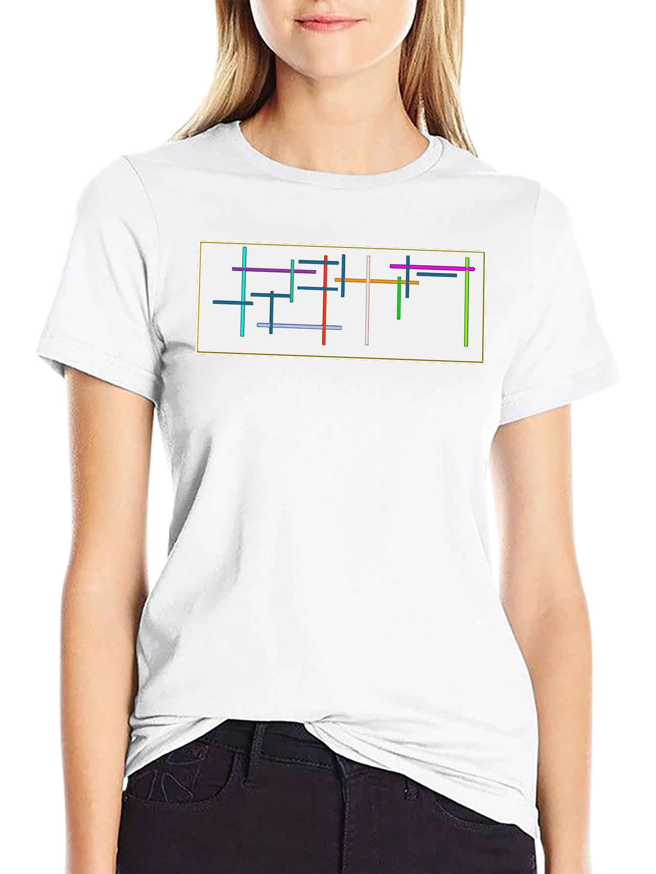 Abstract Graphic Tee - Modern Art T-Shirt