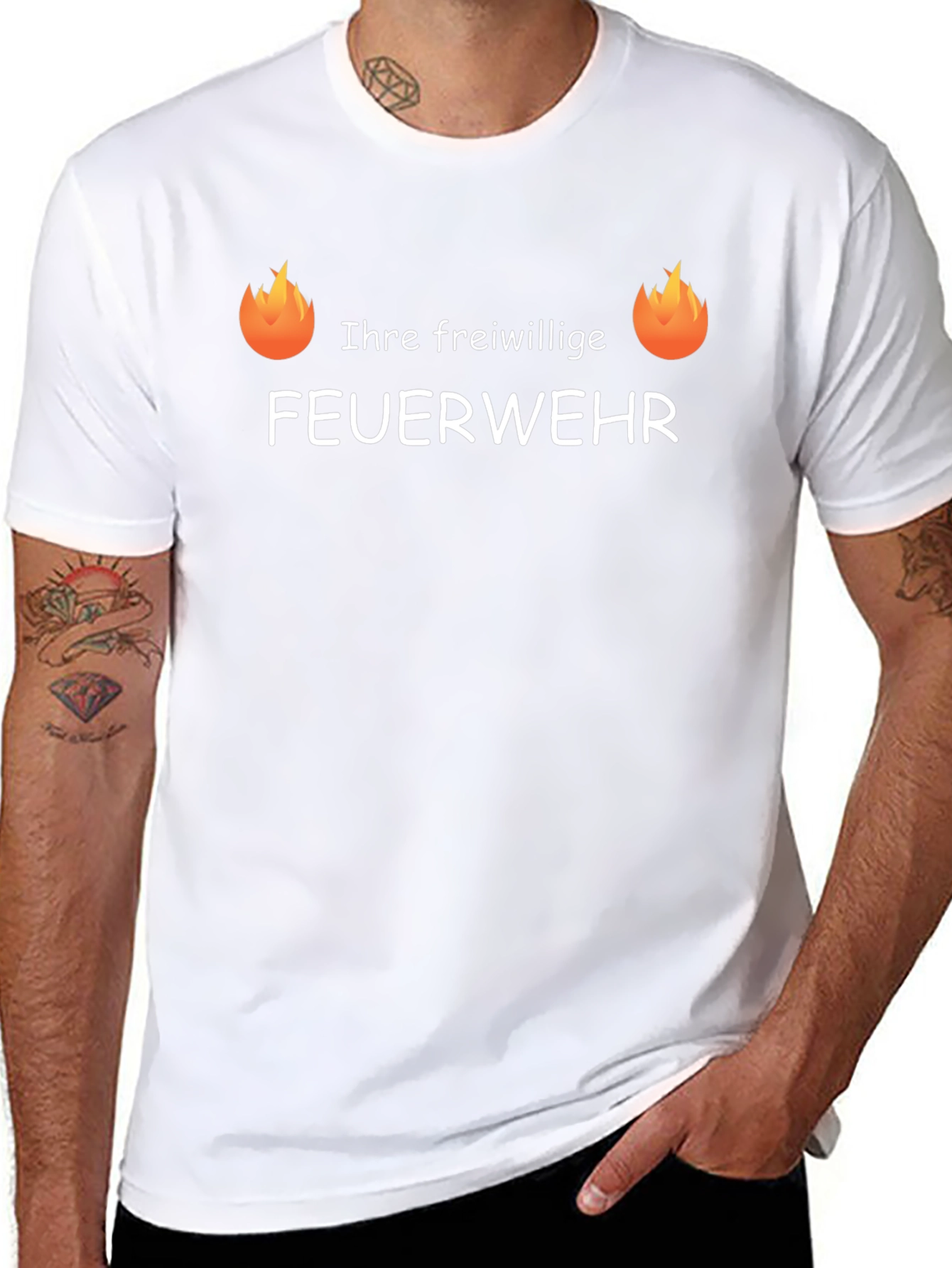 Volunteer Firefighter T-Shirt - Ihre Freiwillige Feuerwehr