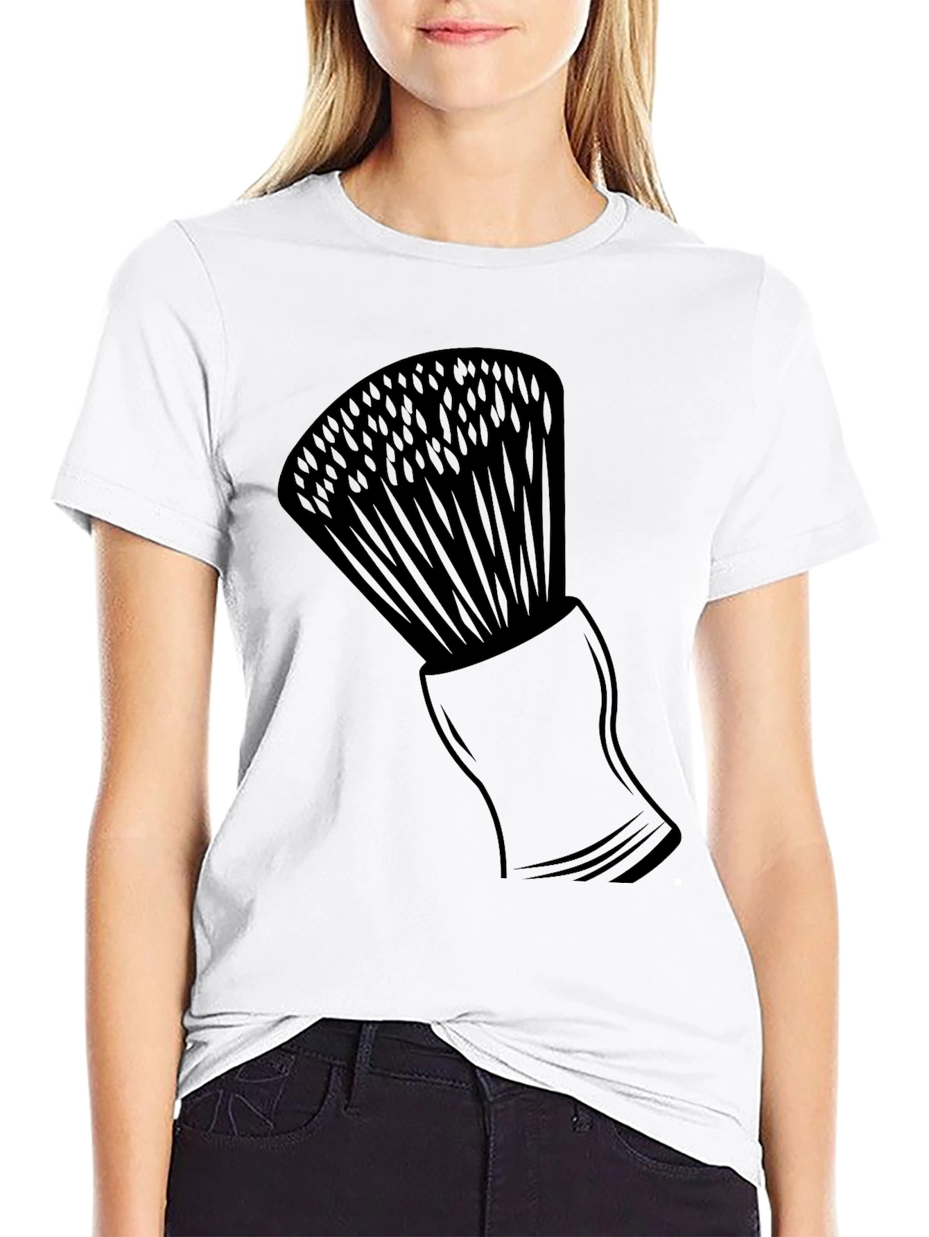 Mens Graphic T-Shirt - Shaving Brush