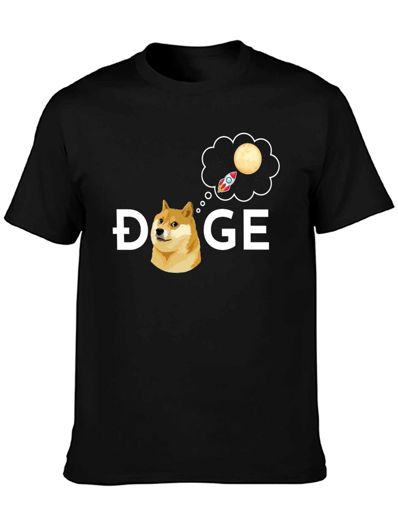 Doge to the Moon T-Shirt - Crypto Meme Tee