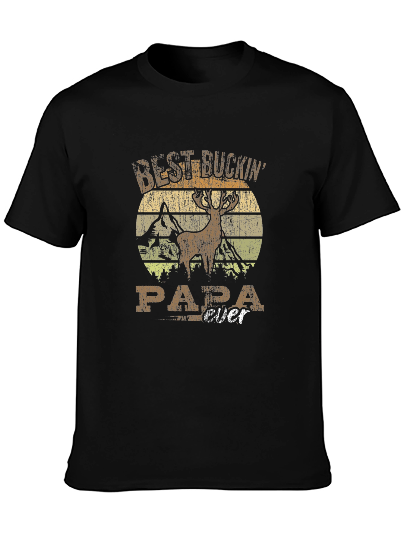 Best Buckin Papa Ever T-Shirt