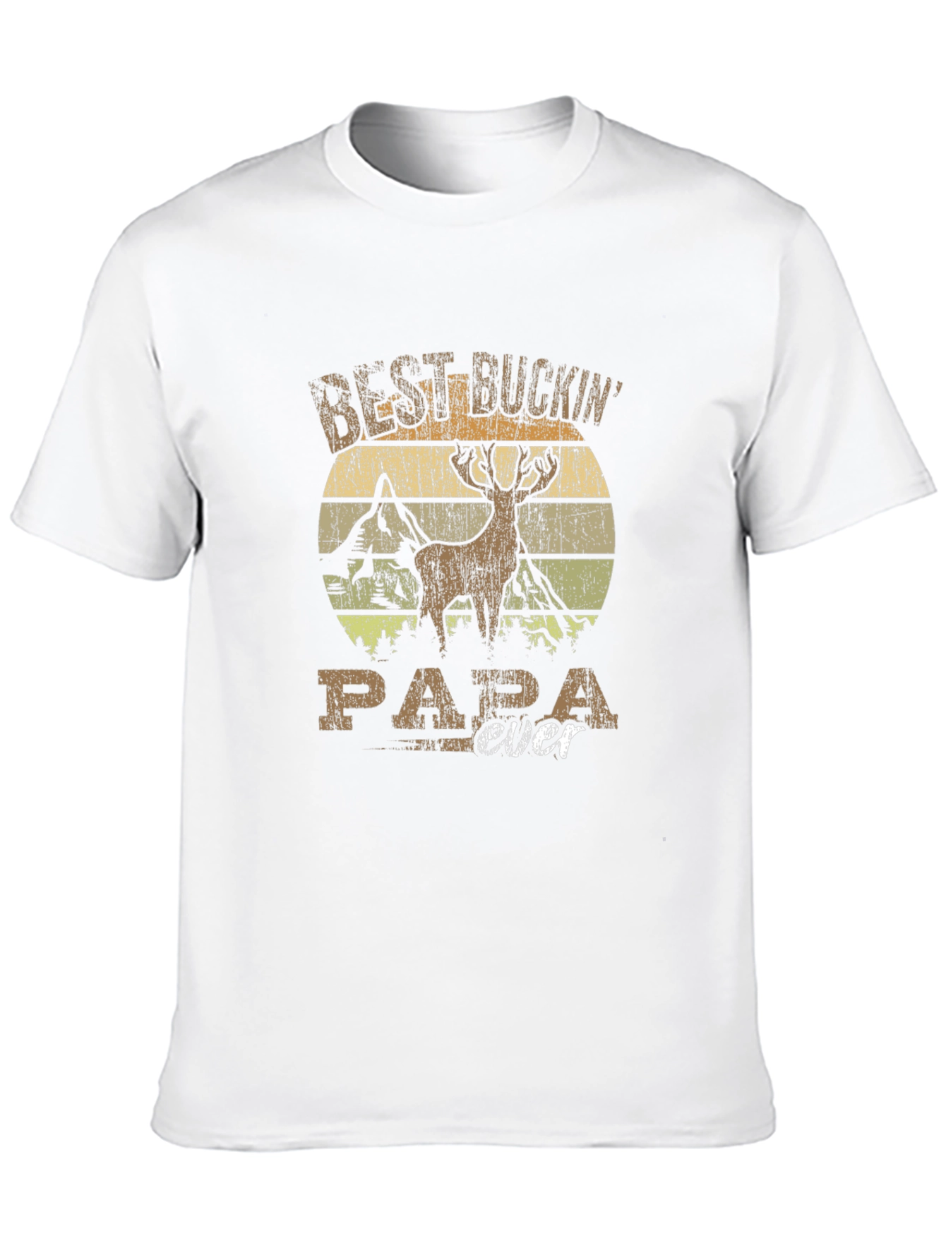 Best Buckin Papa Ever T-Shirt