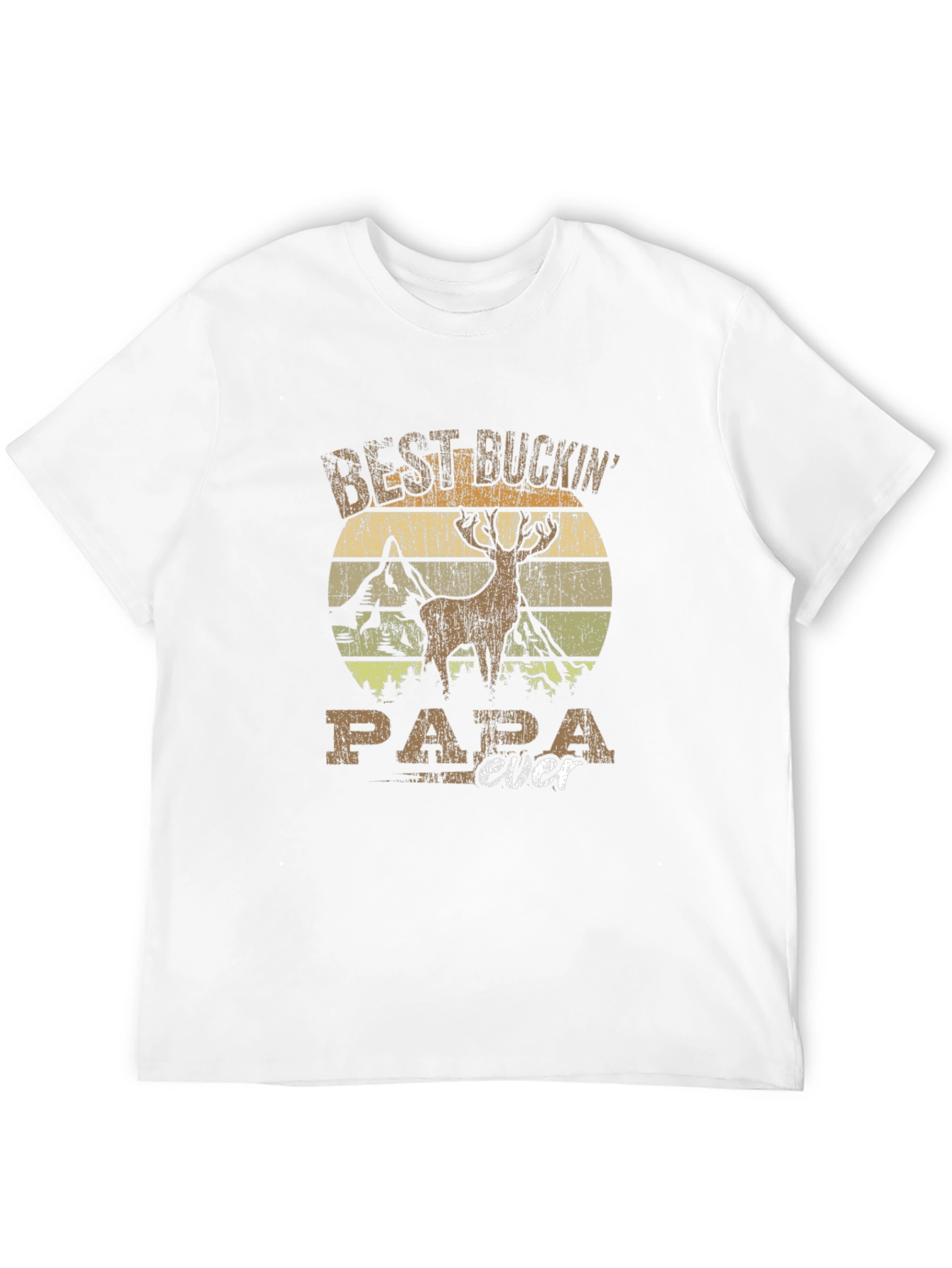 Best Buckin Papa Ever T-Shirt