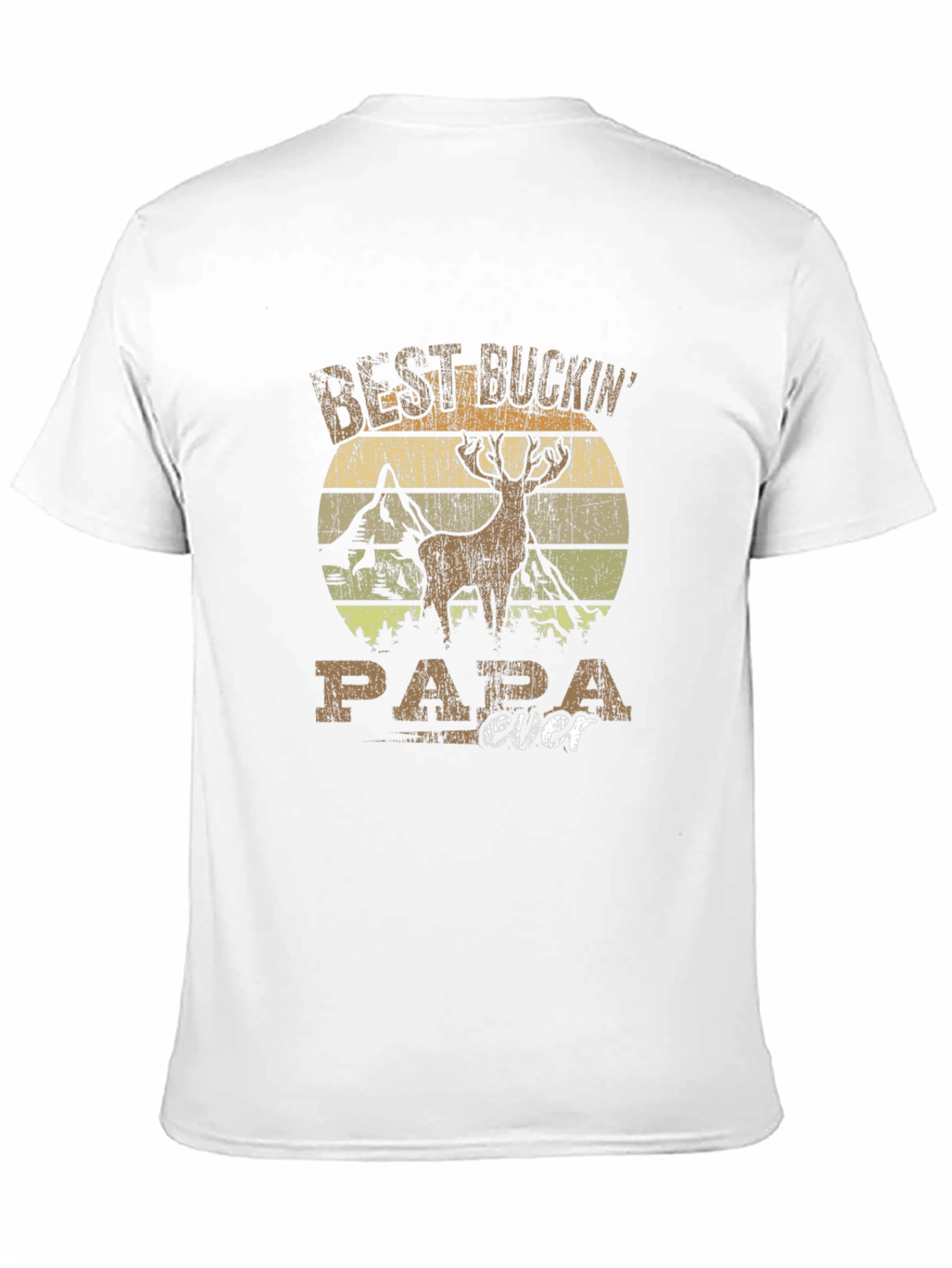 Best Buckin Papa Ever T-Shirt